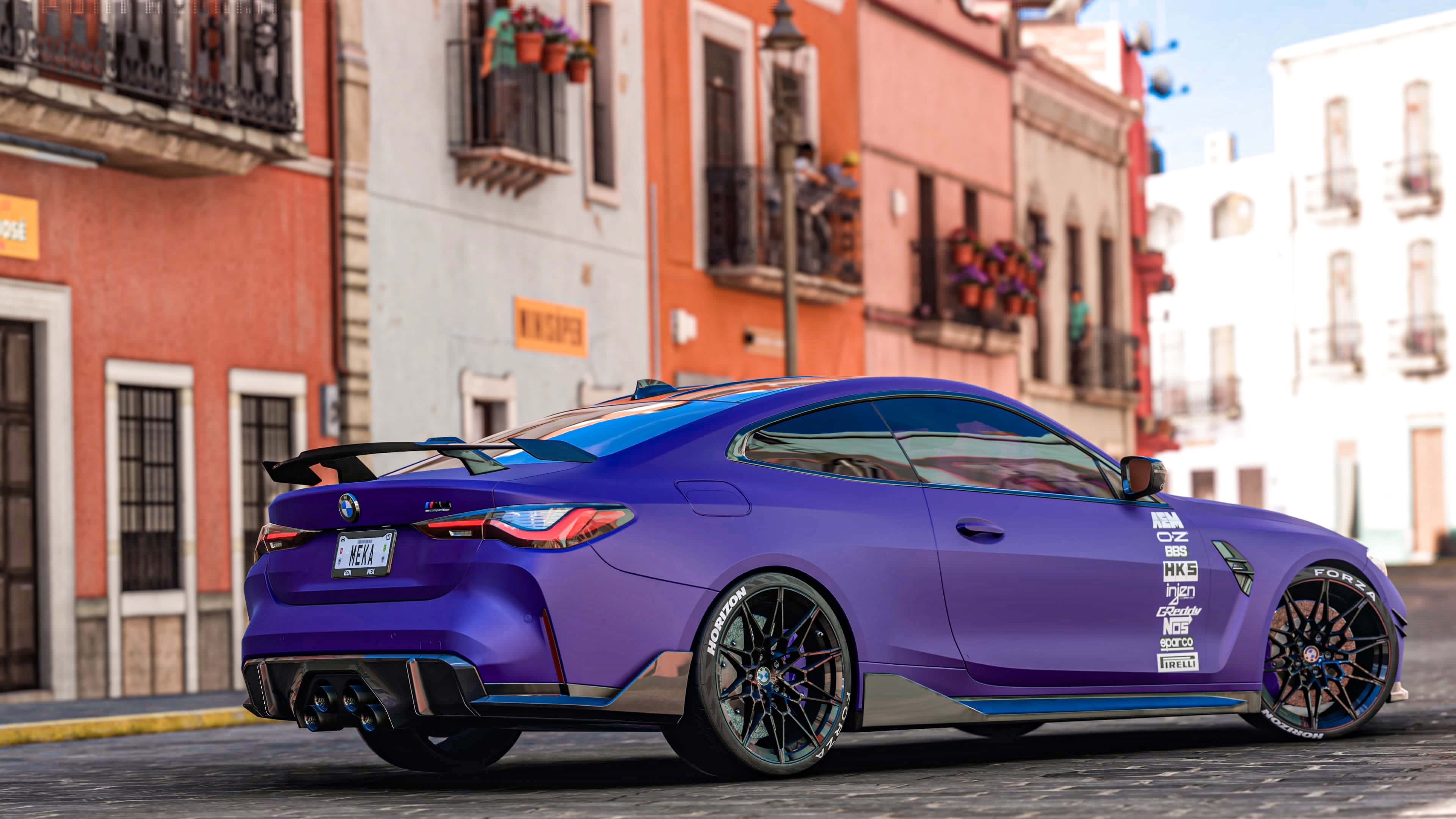 Фіолетова M4 в Forza Horizon Mexico Шпалери