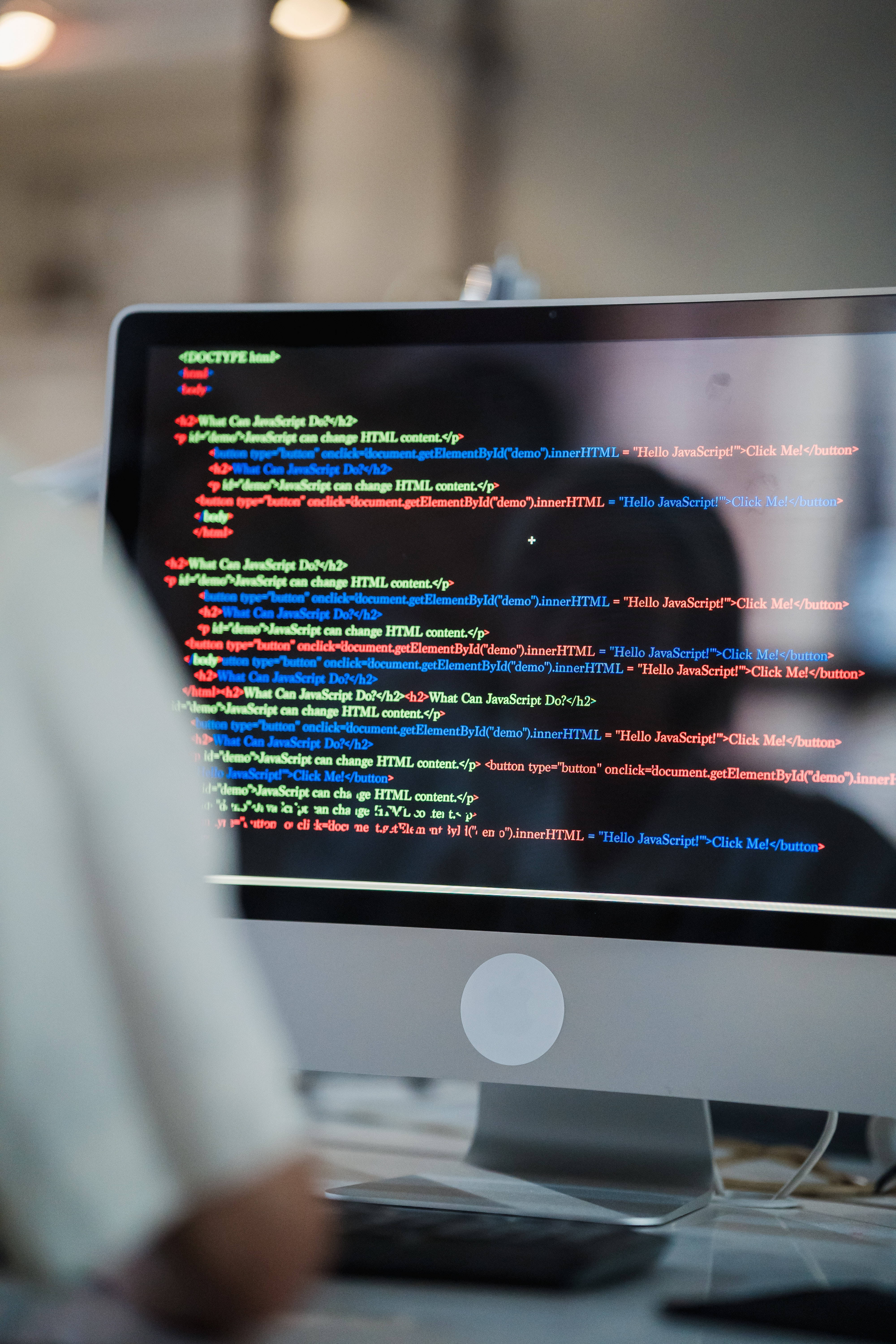 Экран компьютера Mac программиста Шпалери