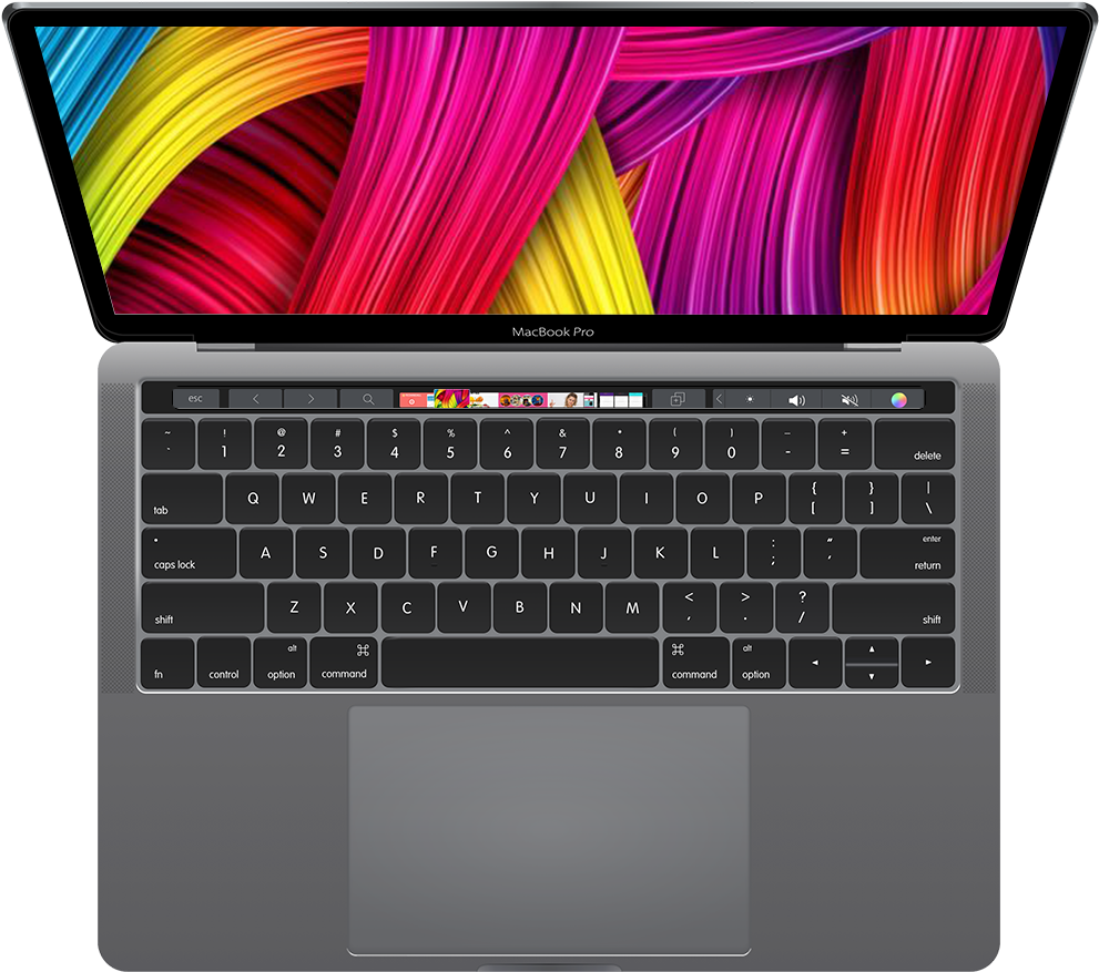 Mac Book Pro відкритий дисплей Шпалери
