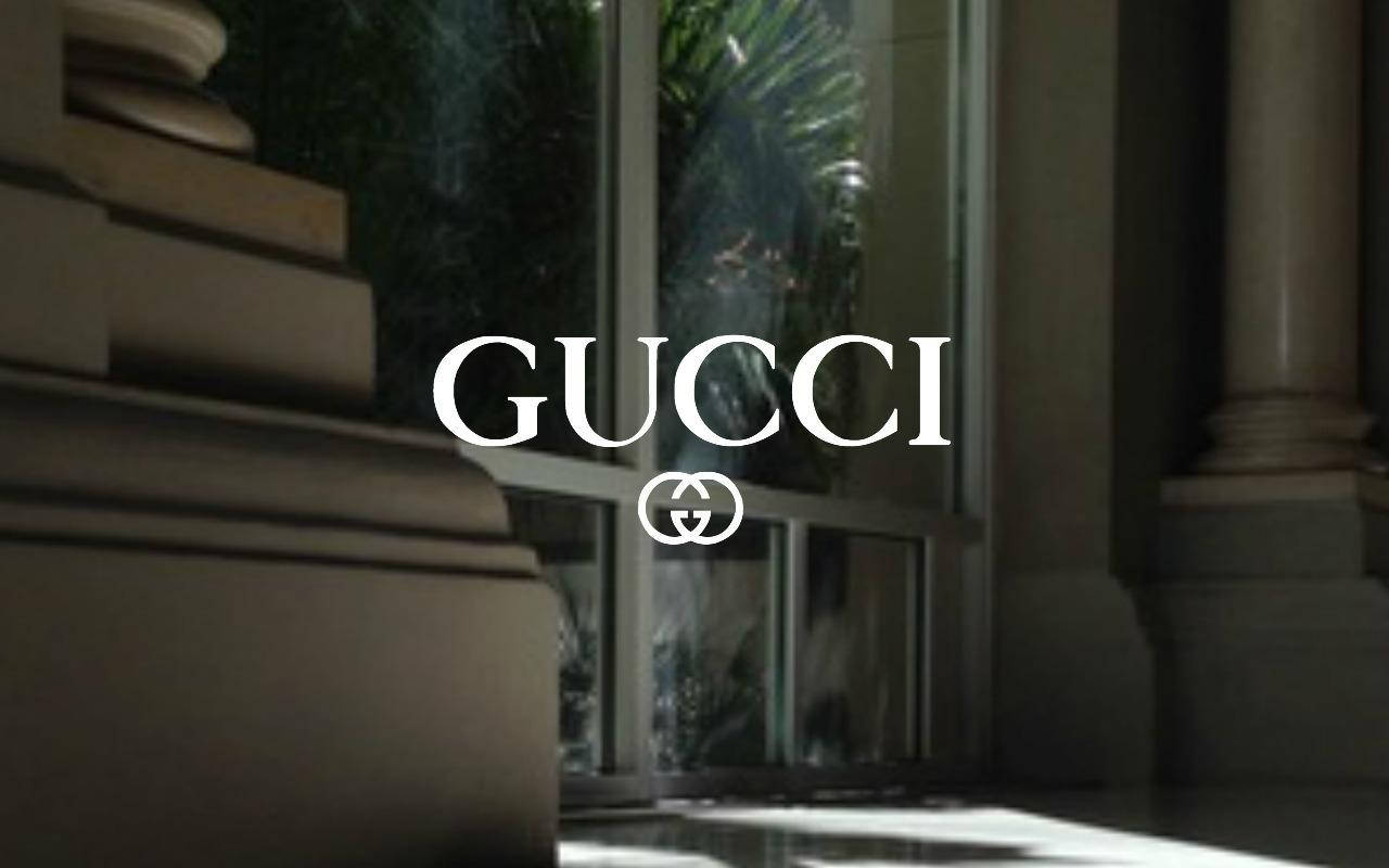 Естетичний MacBook Gucci Шпалери