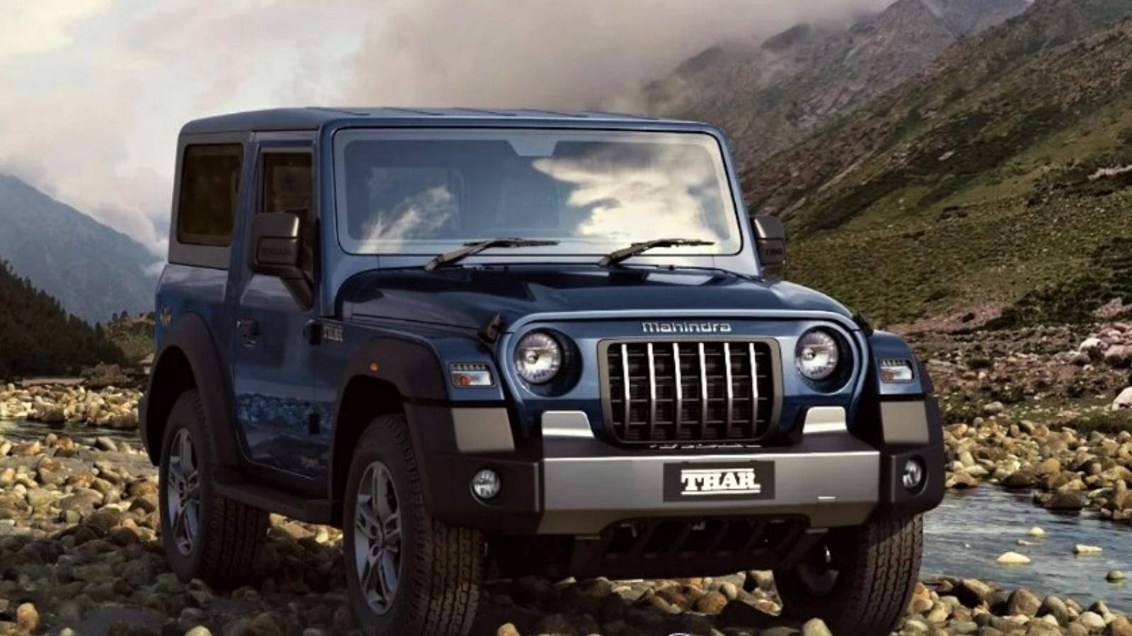 Mahindra Thar 2021 на кам'янистій дорозі Шпалери