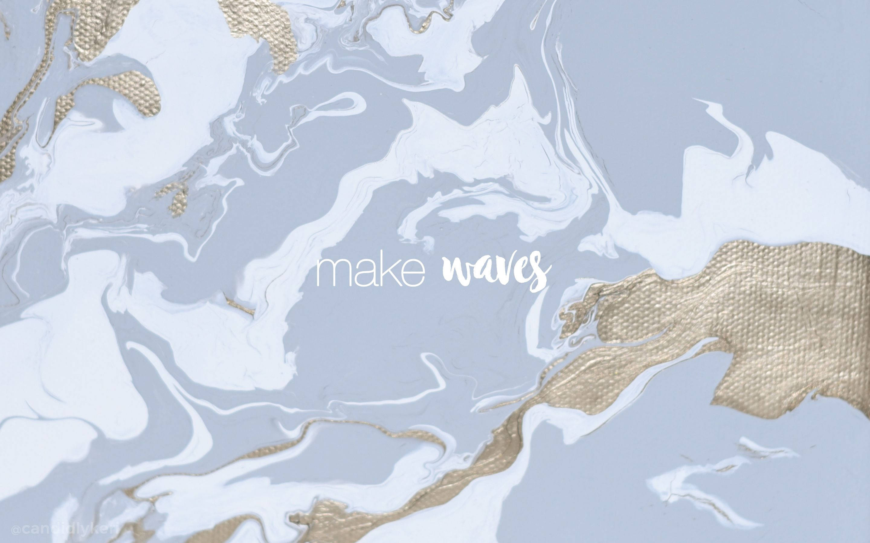 Make Waves Естетика Mac Шпалери