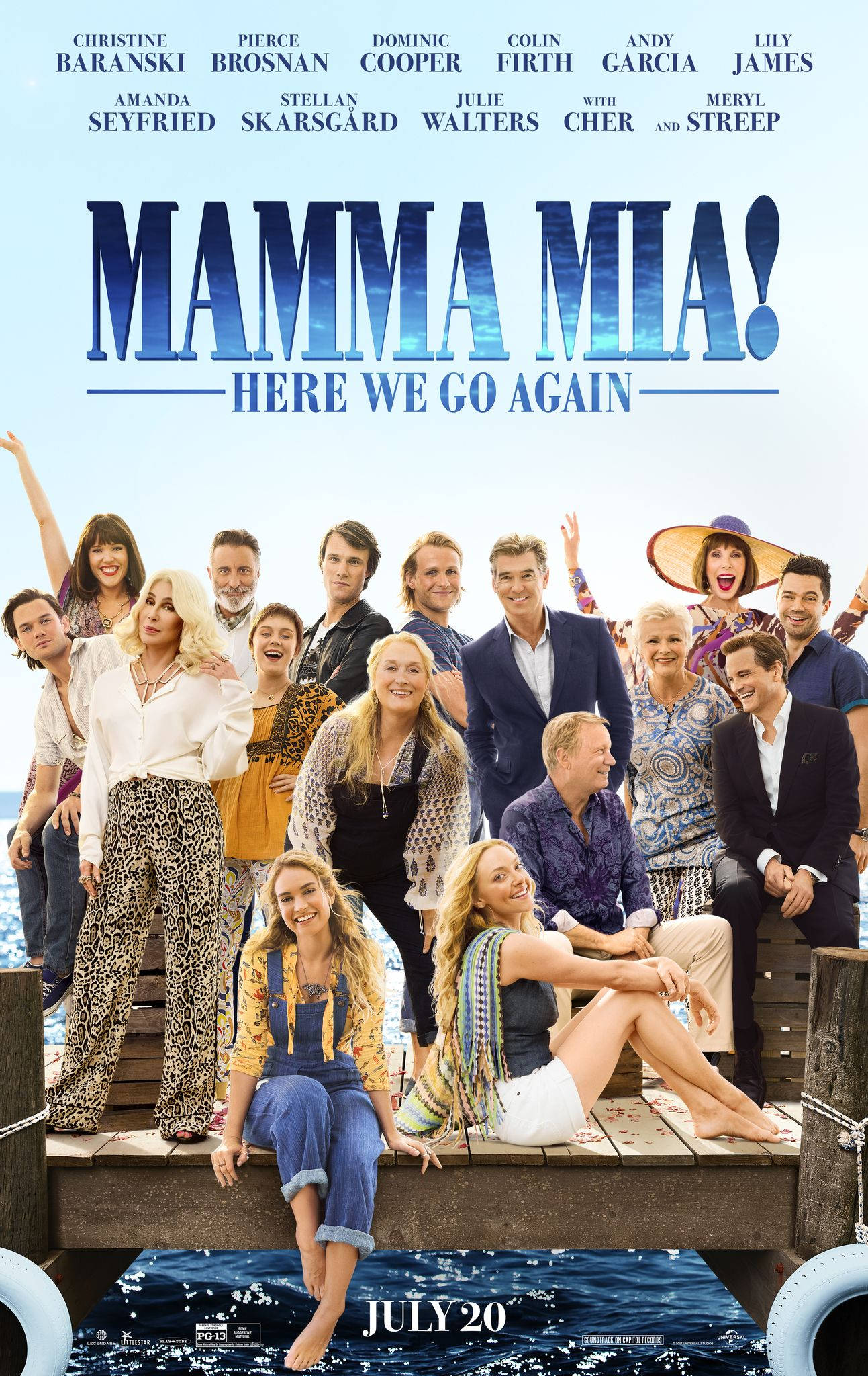 Mama Mia! Here We Go Again Шпалери