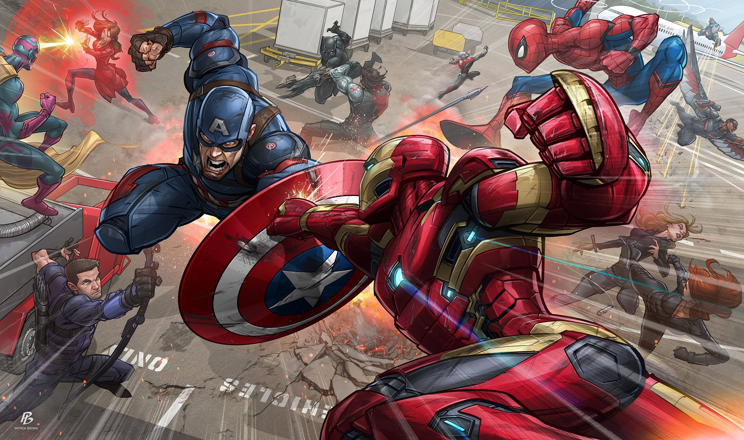 Об'єднайте героїв — Marvel Шпалери