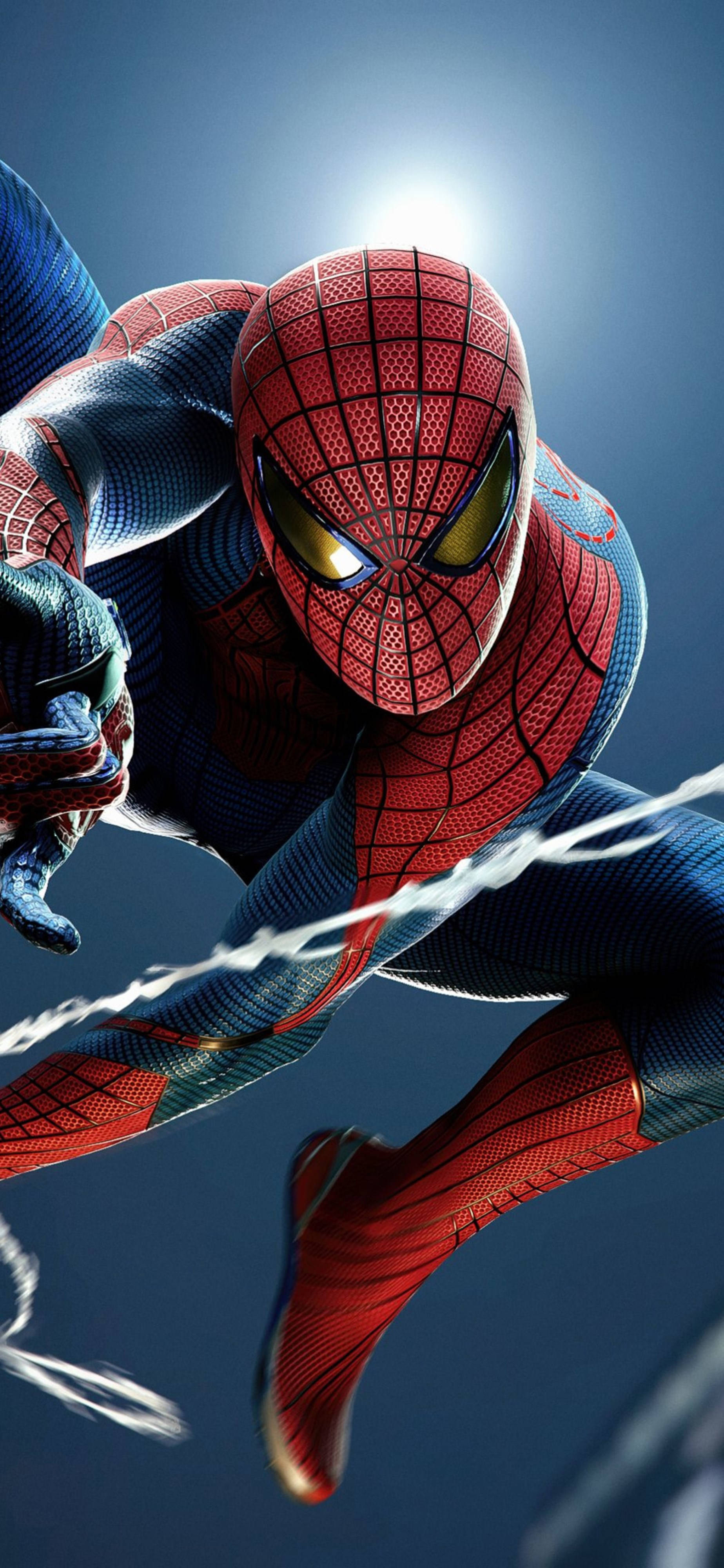 Людина-павук з Marvel 4K на телефоні Шпалери