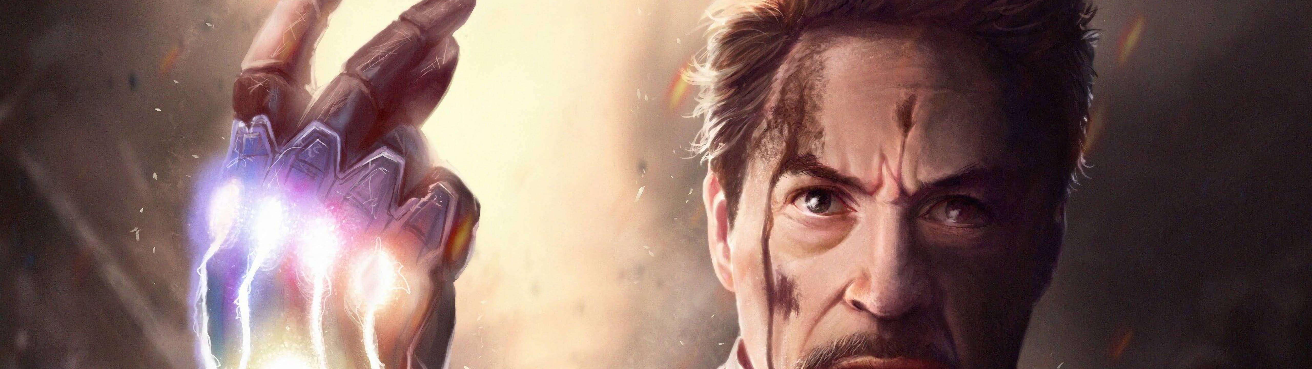 Железный человек Marvel: Щелчок 5120 x 1440 Шпалери