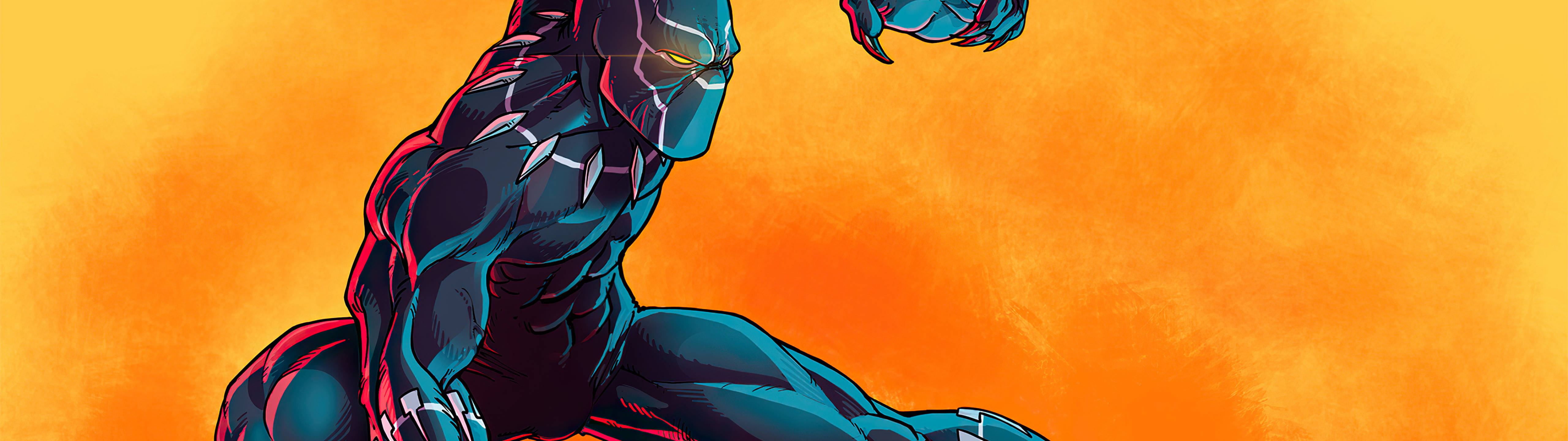 Черная Пантера Marvel 5120 x 1440 Шпалери