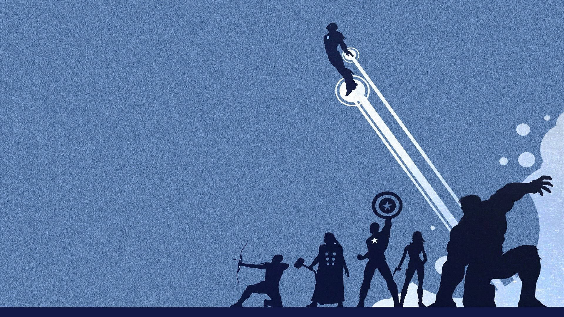 Мінімалістичні супергерої Marvel Шпалери