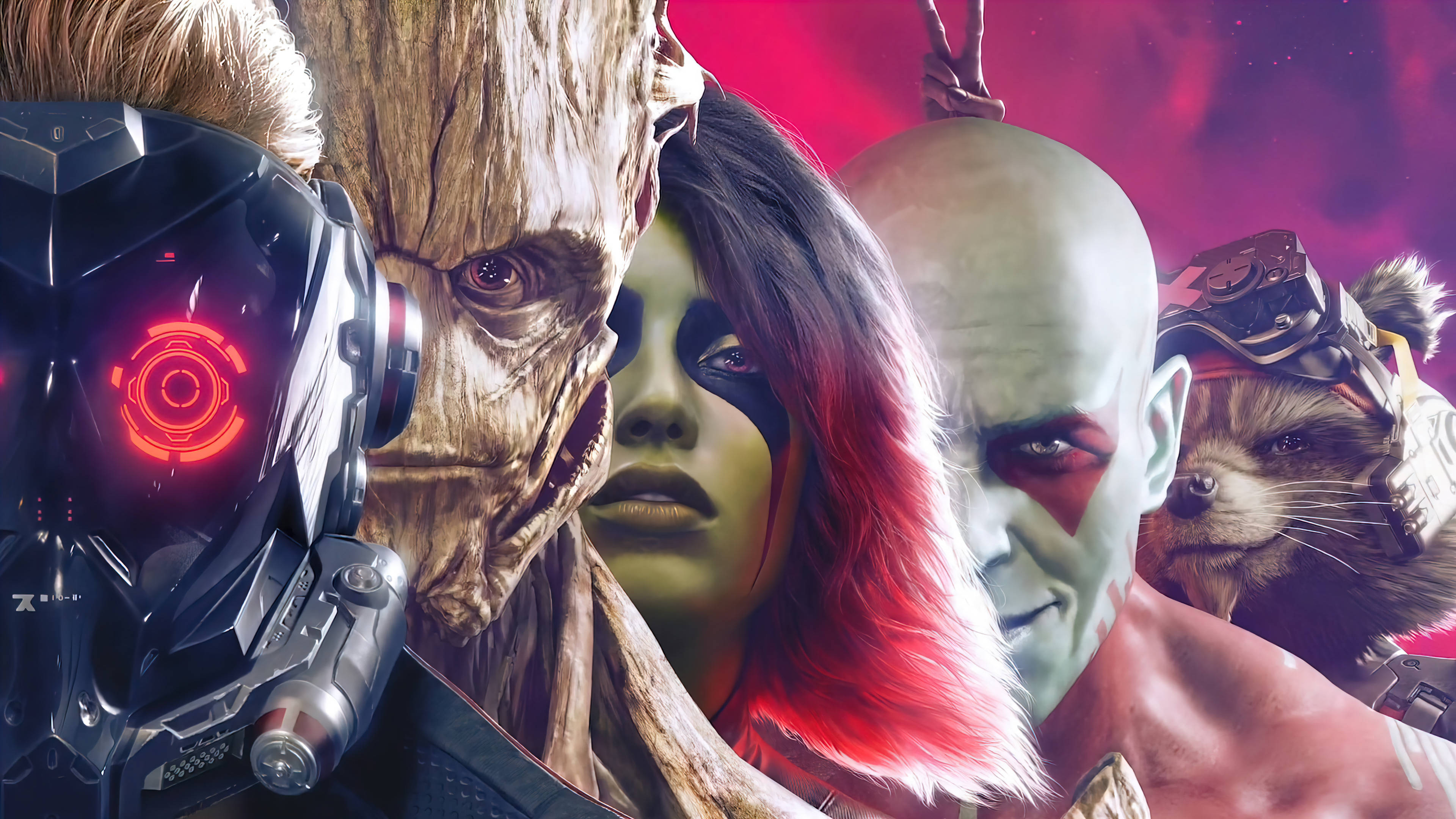 Marvel Desktop Scary Guardians Шпалери