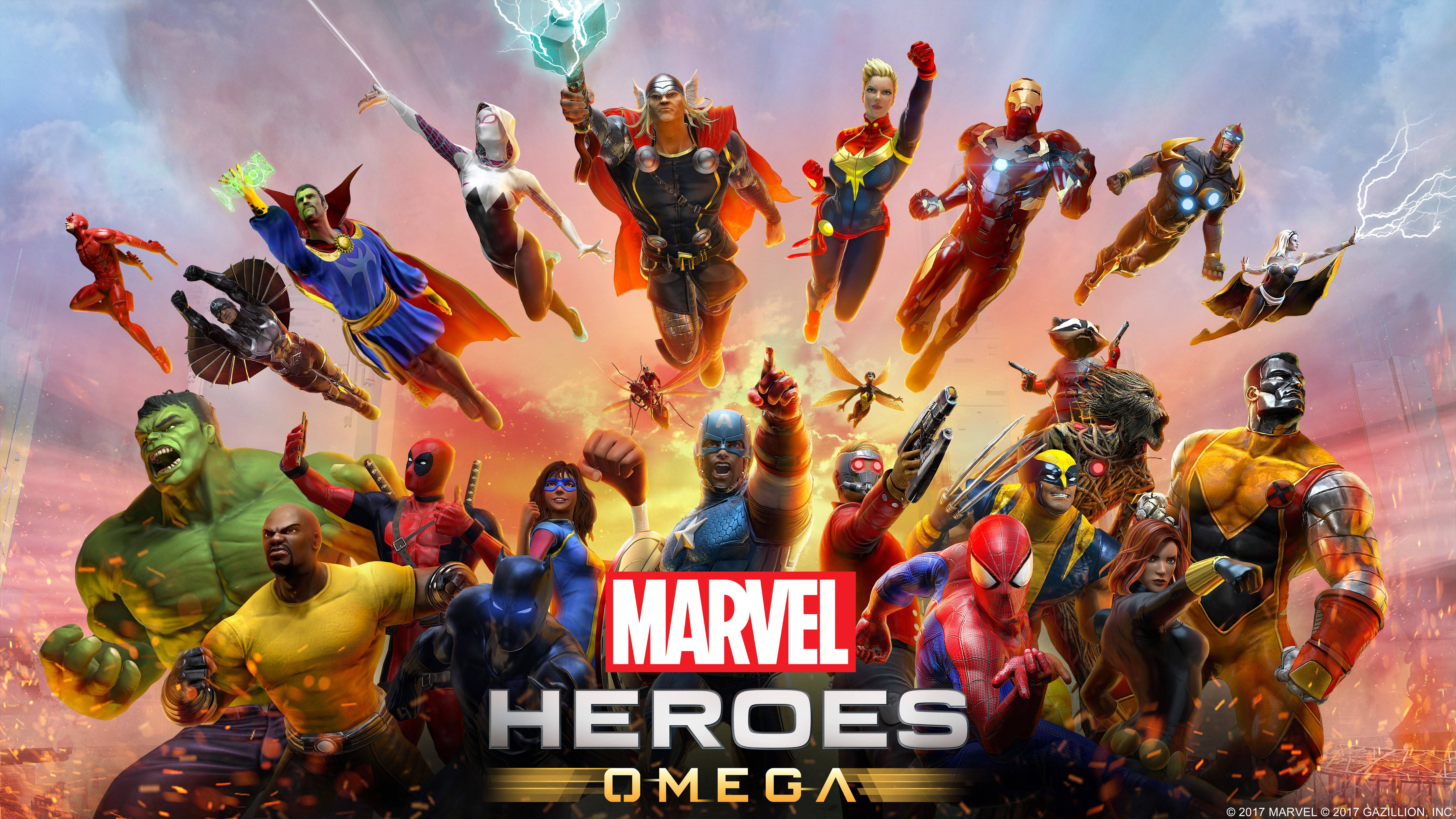 Зірковий склад героїв Marvel Шпалери