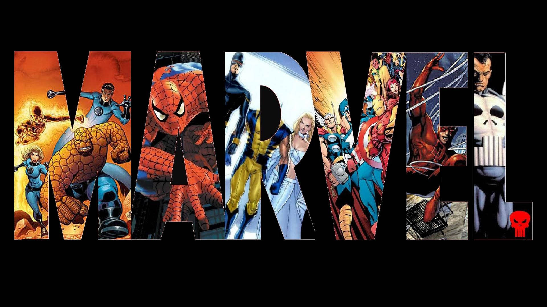 Об'єднайте супергероїв Marvel Шпалери