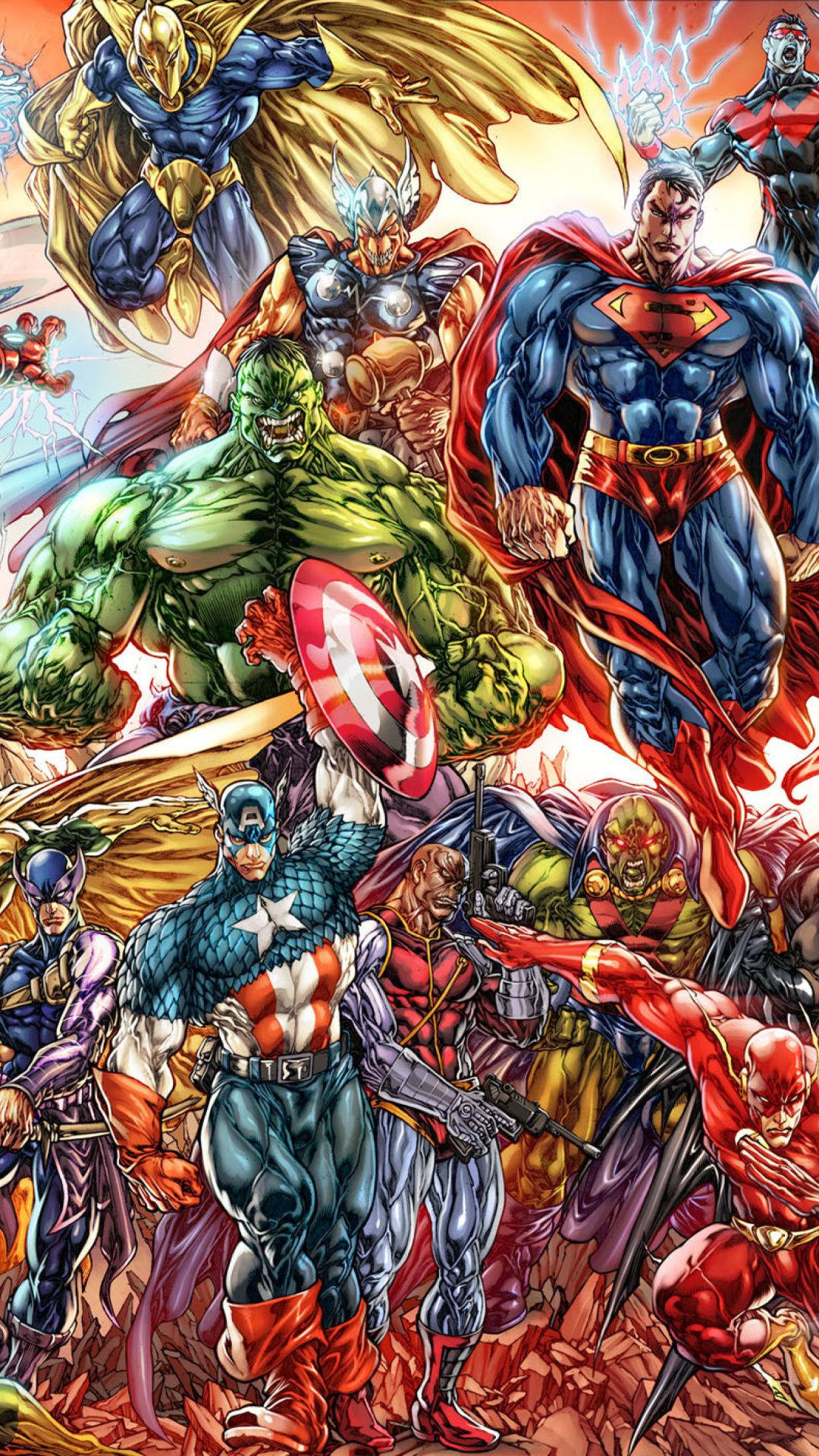 Об'єднання героїв Marvel Шпалери