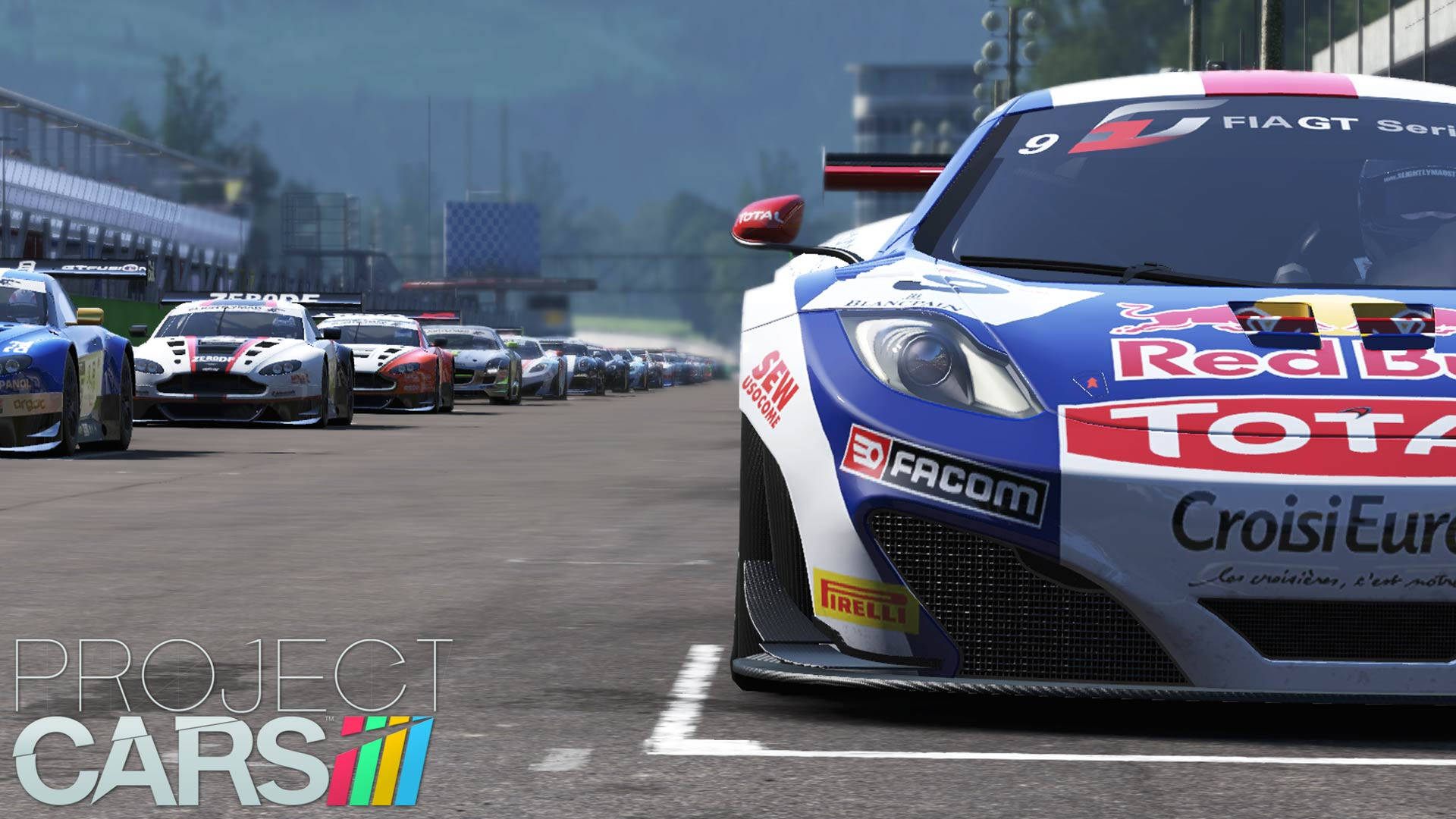 Захватывающий McLaren MP4-12C GT3 из Project Cars Шпалери