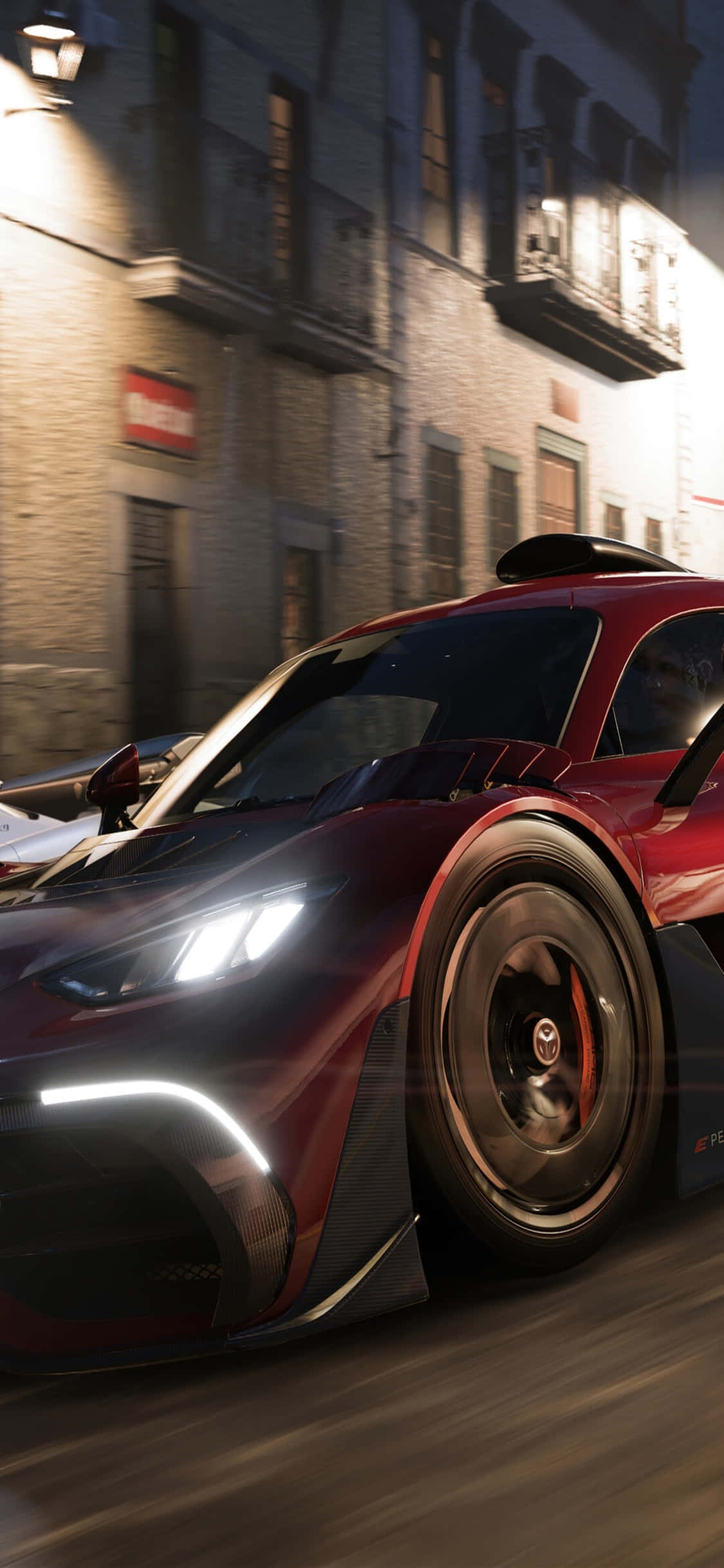 McLaren P1 iPhone X Forza Motorsport 7 Background Шпалери