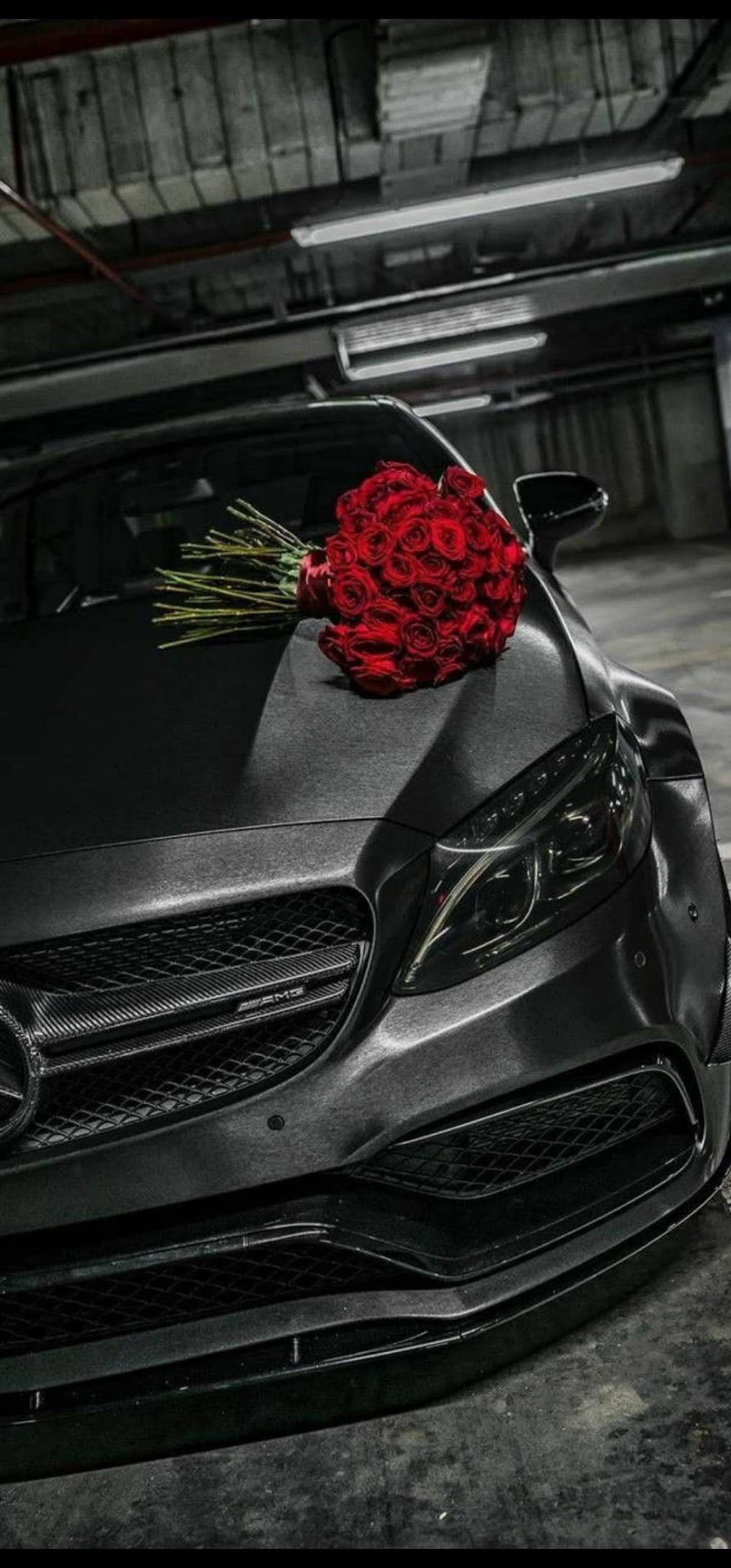 Mercedes iPhone X 3D Троянда Шпалери