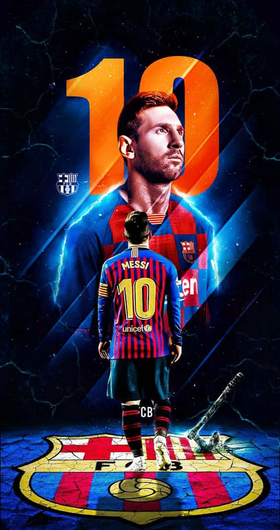 Довіряй лише одному легендарному телефону - Messi iPhone Шпалери