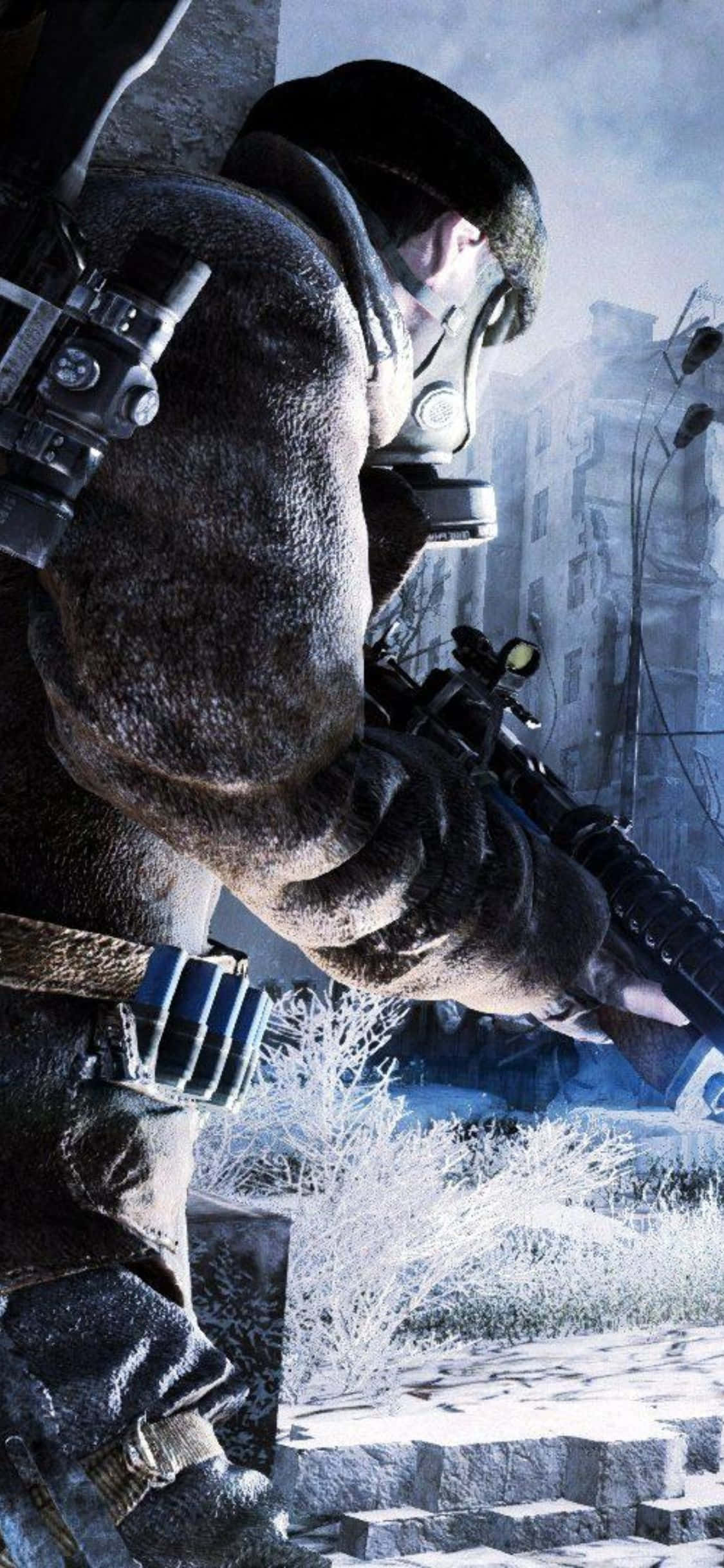 Погрузитесь в найтончайшие детали Metro Exodus на новом iPhone X Шпалери