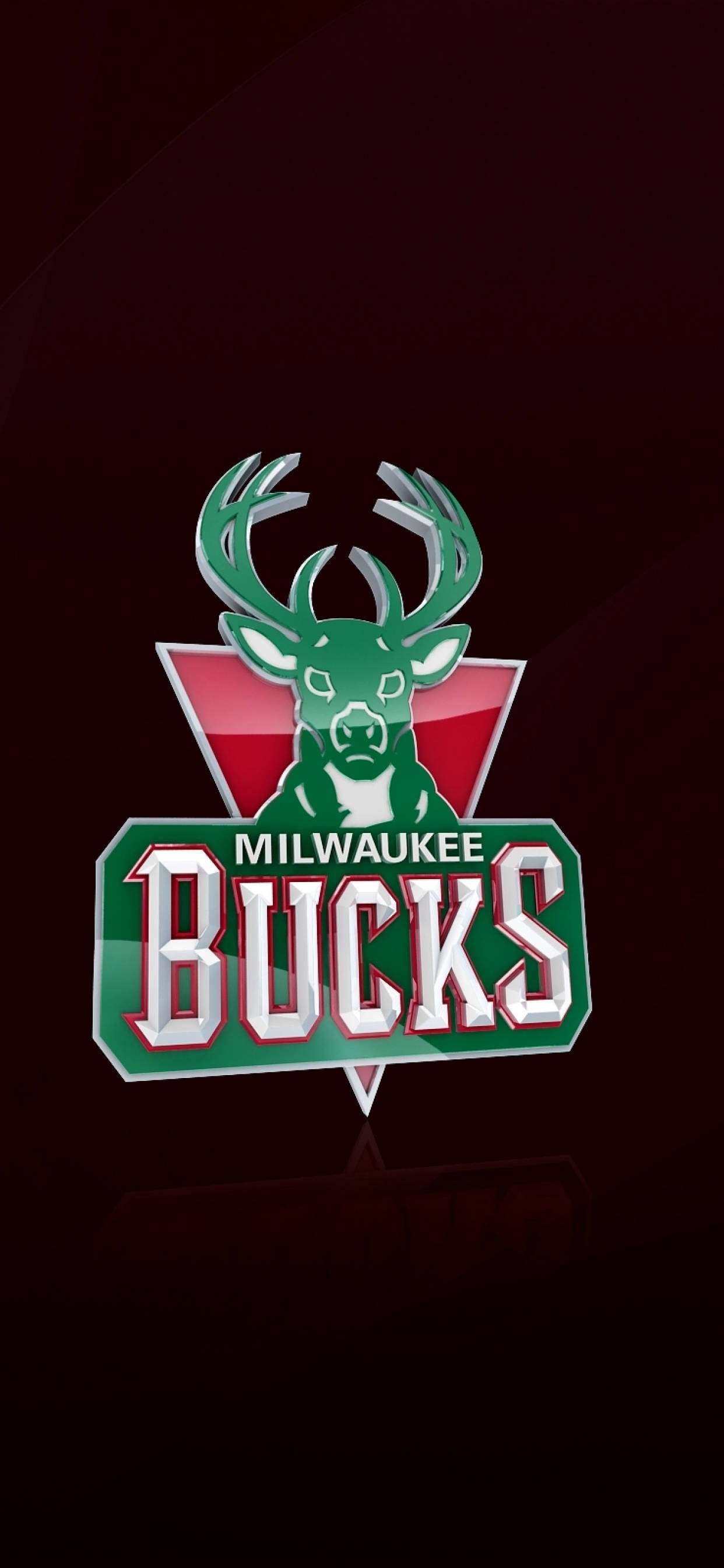 Milwaukee Bucks In Dark Red Шпалери