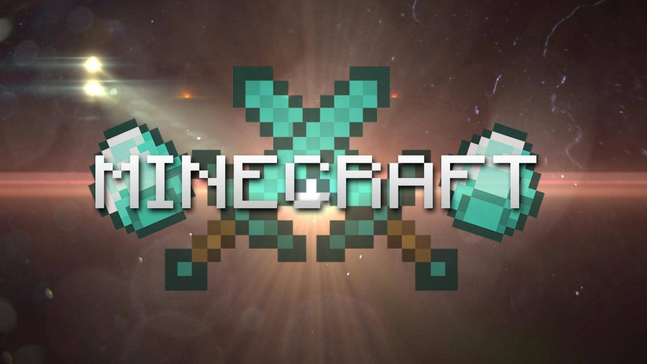 Мечі та діаманти Minecraft Шпалери