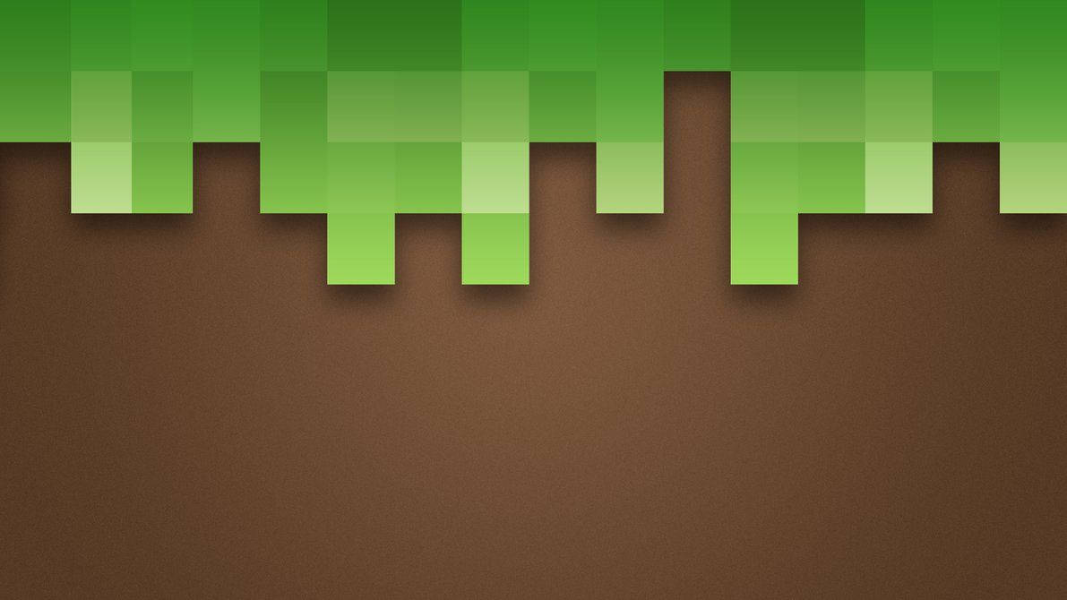 Яскраве та барвисте піксельне мистецтво з популярної гри Minecraft Шпалери