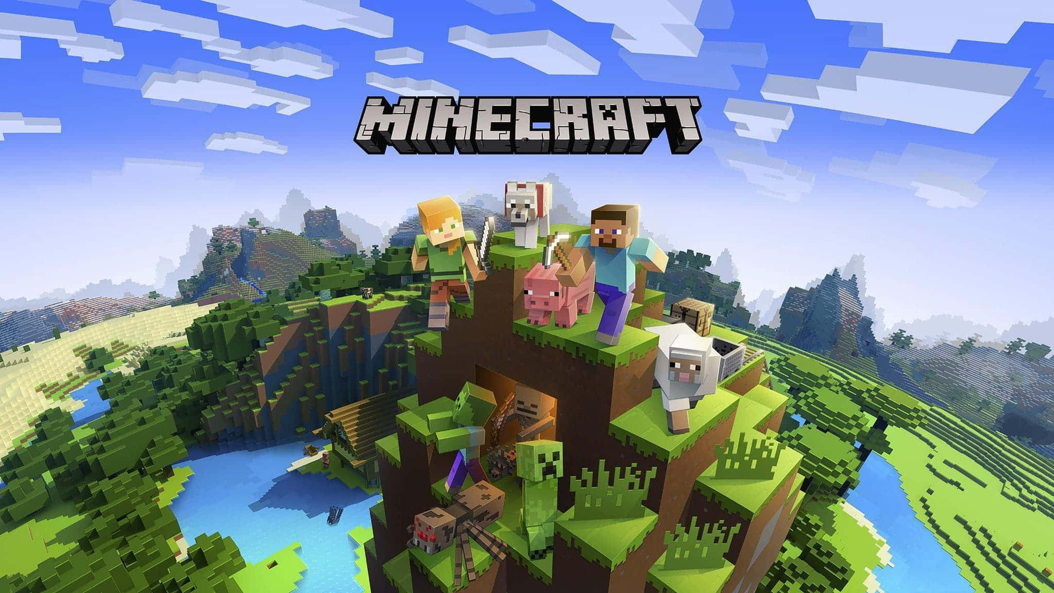 Фон Minecraft Шпалери