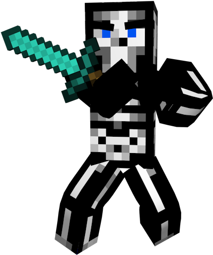 Minecraft_ Персонаж_ З_ Мечем.PNG Шпалери