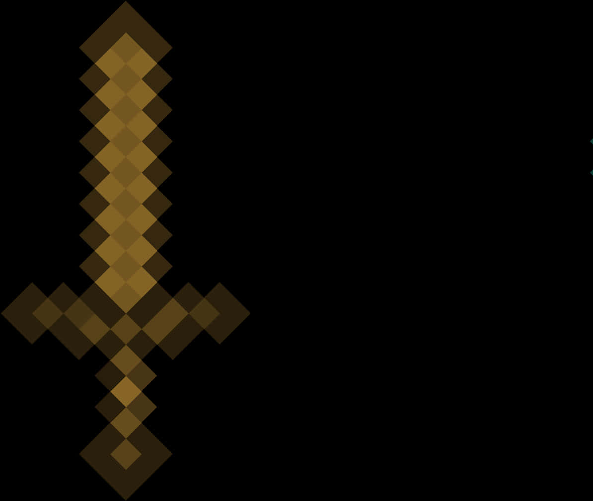 Золотий меч Minecraft Шпалери