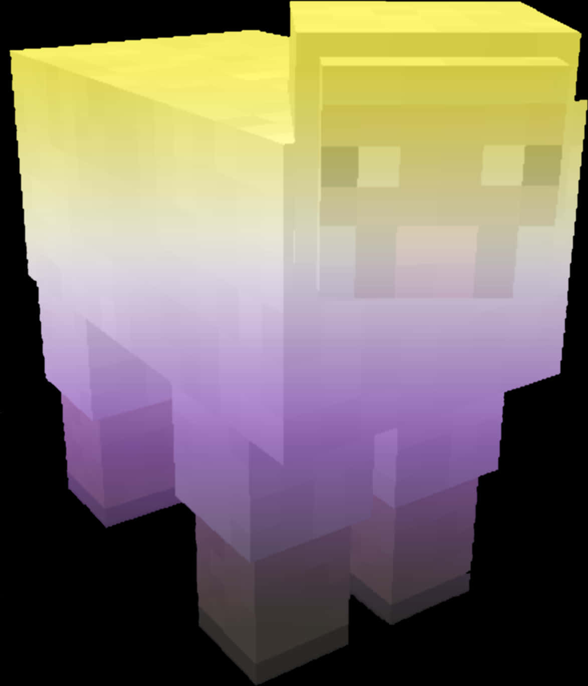 Minecraft: Світящийся рендер персонажа Шпалери