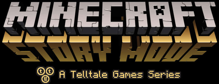 Логотип Minecraft Story Mode Шпалери