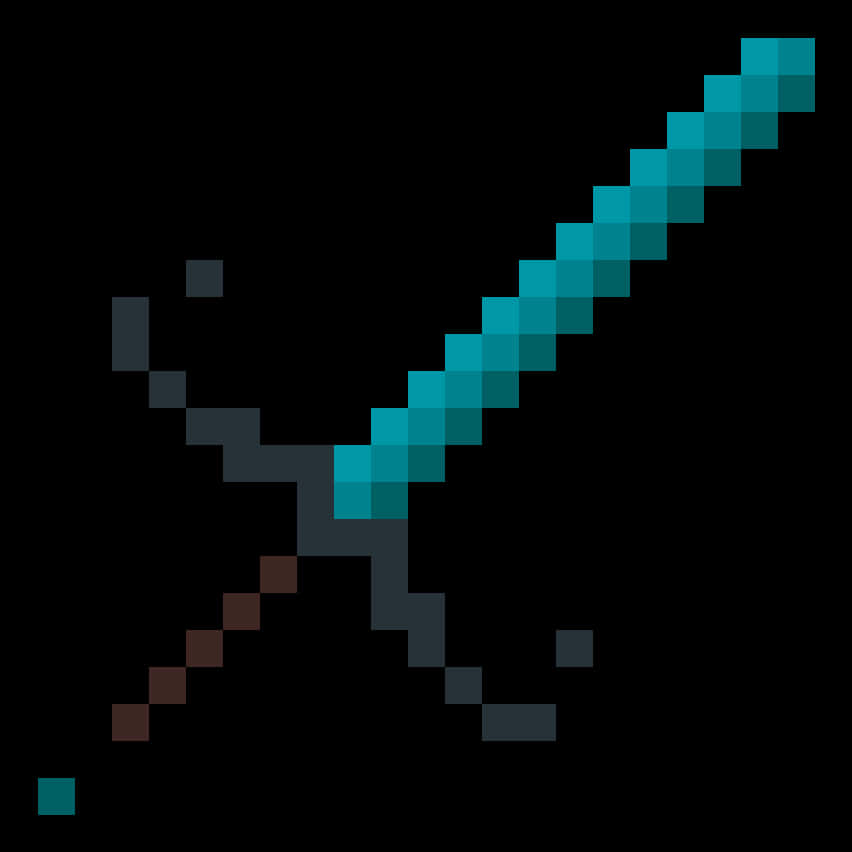 Графіка алмазного меча Minecraft Шпалери