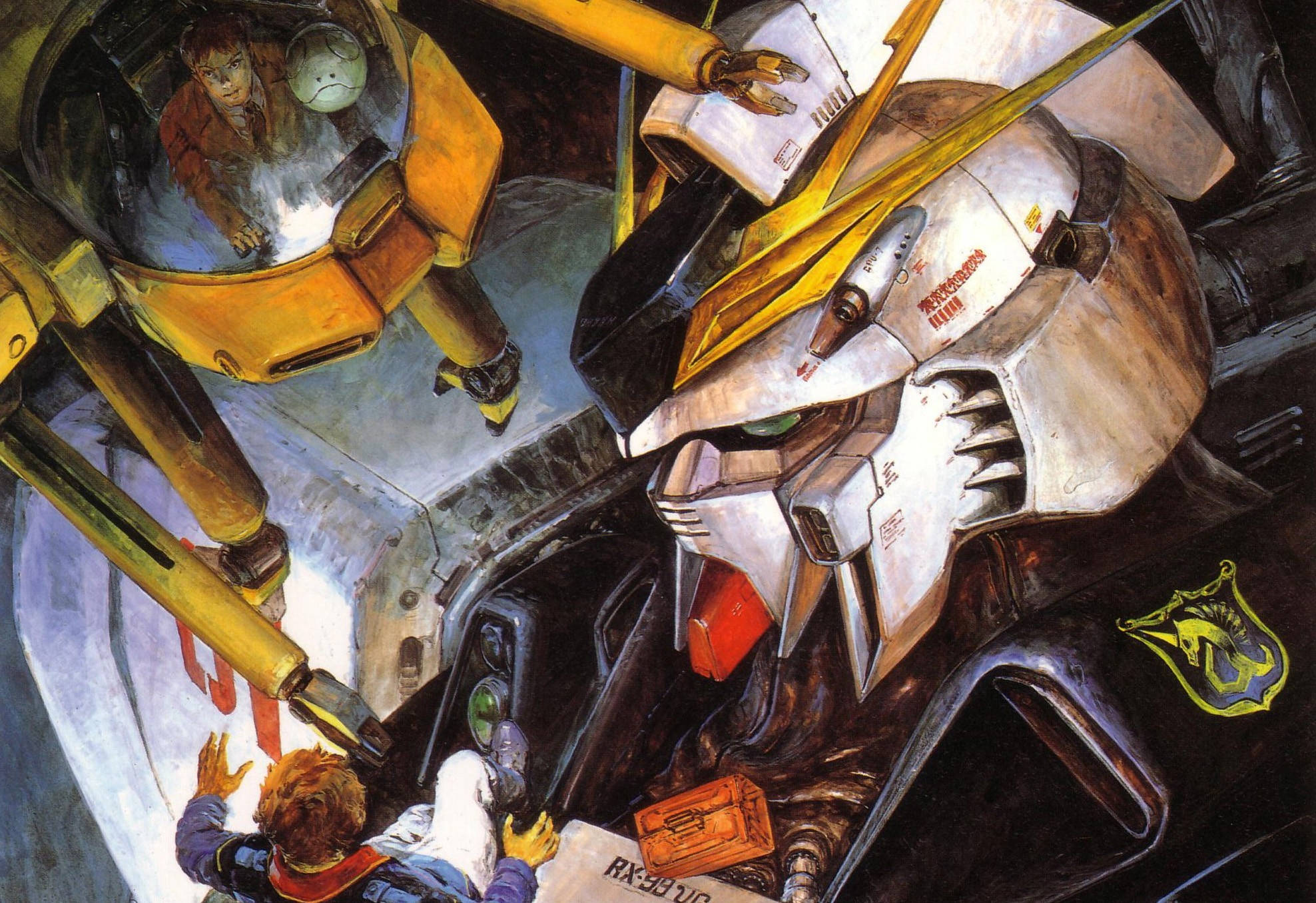 Реалістична ілюстрація Mobile Suit Gundam Шпалери
