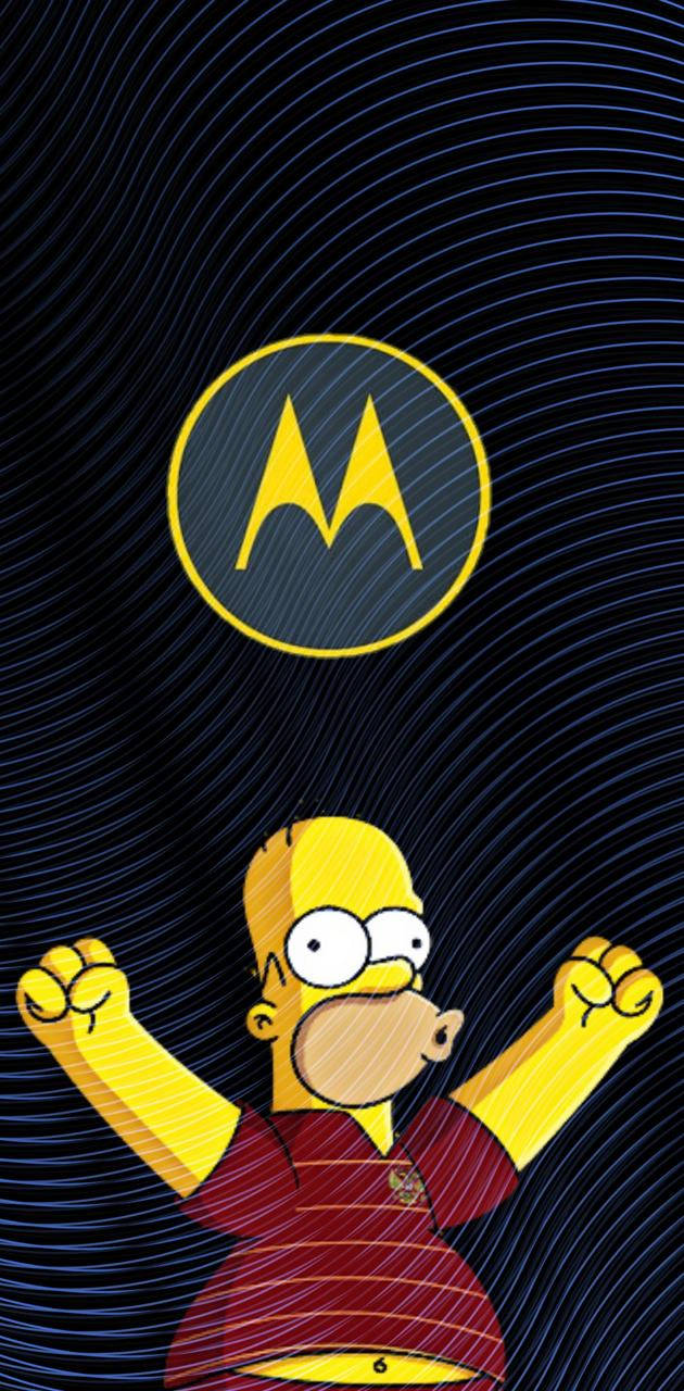 Motorola And Simpson Шпалери