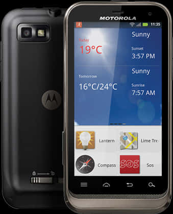 Віджети погоды на смартфоне Motorola Android Шпалери