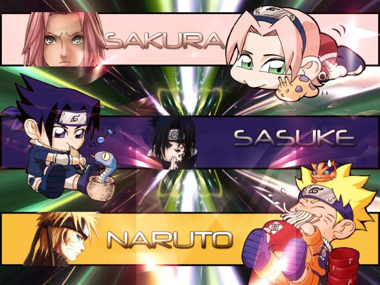 Милий Naruto Креативний Арт Шпалери