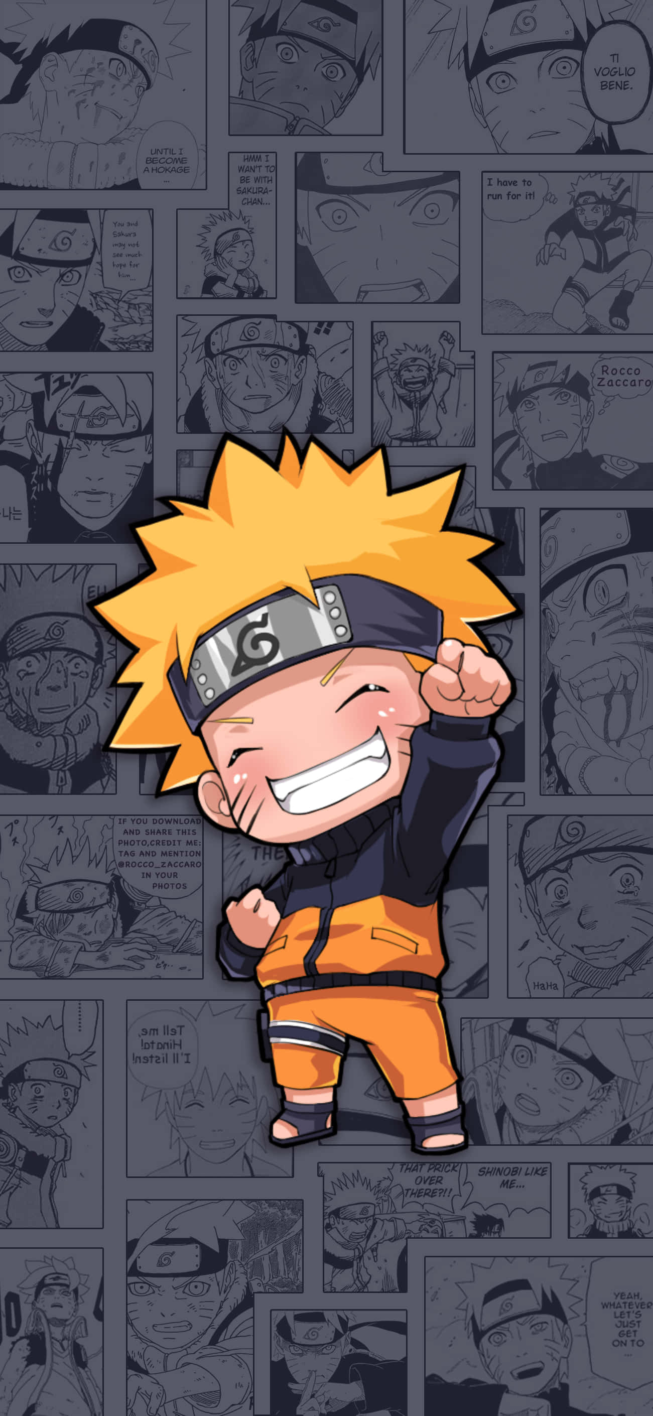 Милые обои Naruto Chibi Шпалери