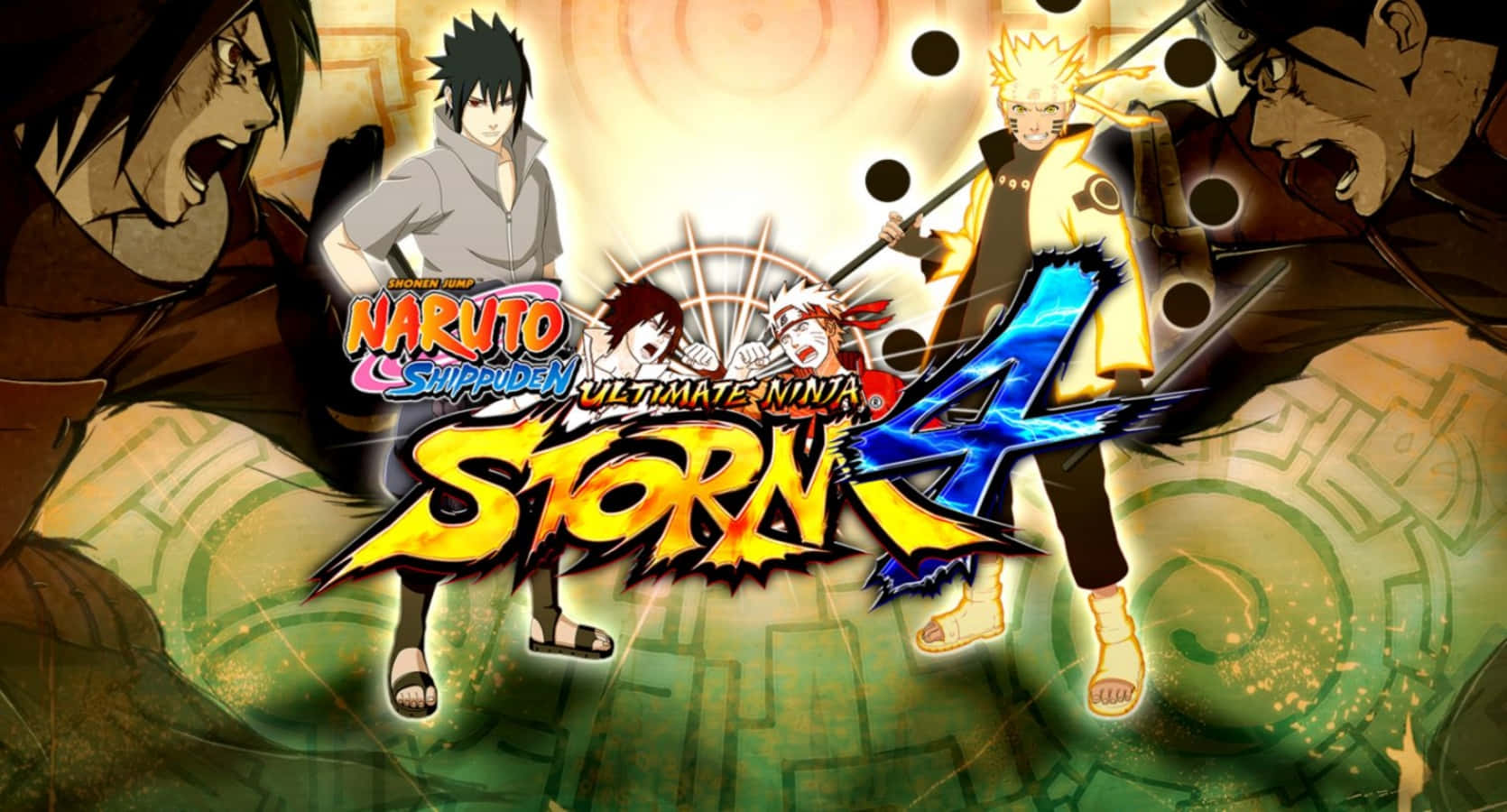 Обкладинка відеогри Naruto для PS4 Шпалери