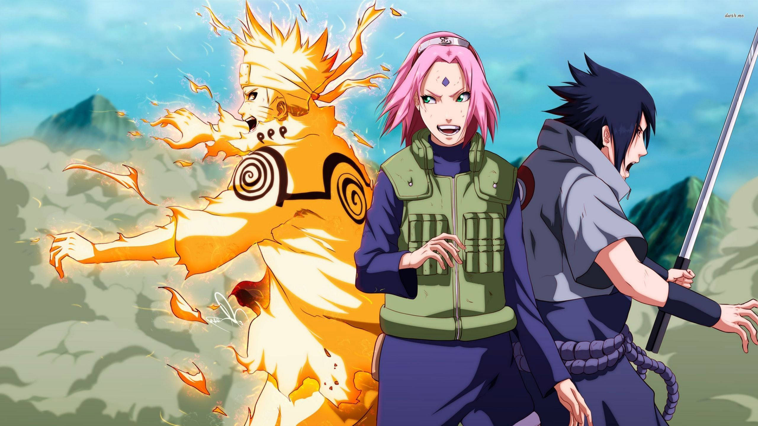 Naruto Живі Шпалери Команда 7 Шпалери