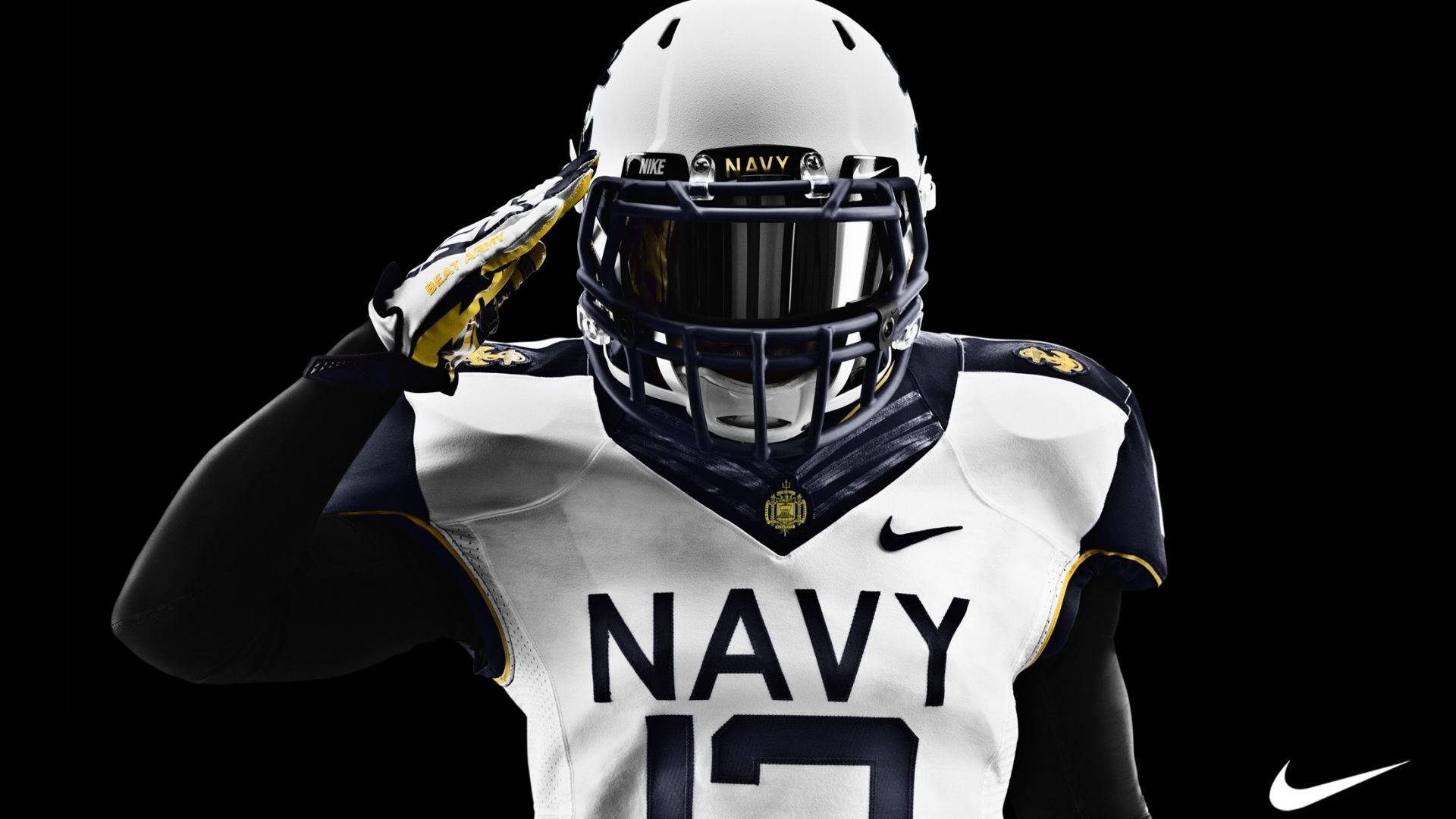 Пульсуючі виступи Navy Midshipmen створюють видовищне шоу студентського футболу Шпалери