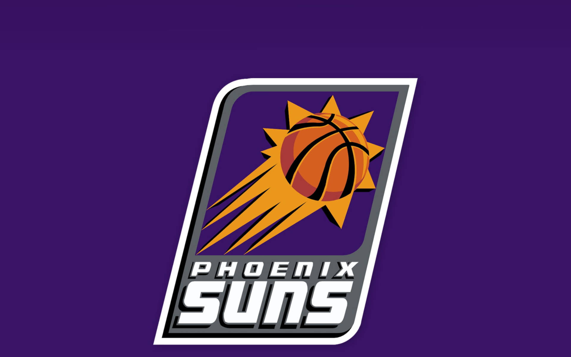 Логотип NBA Phoenix Suns в пурпурном цвете Шпалери