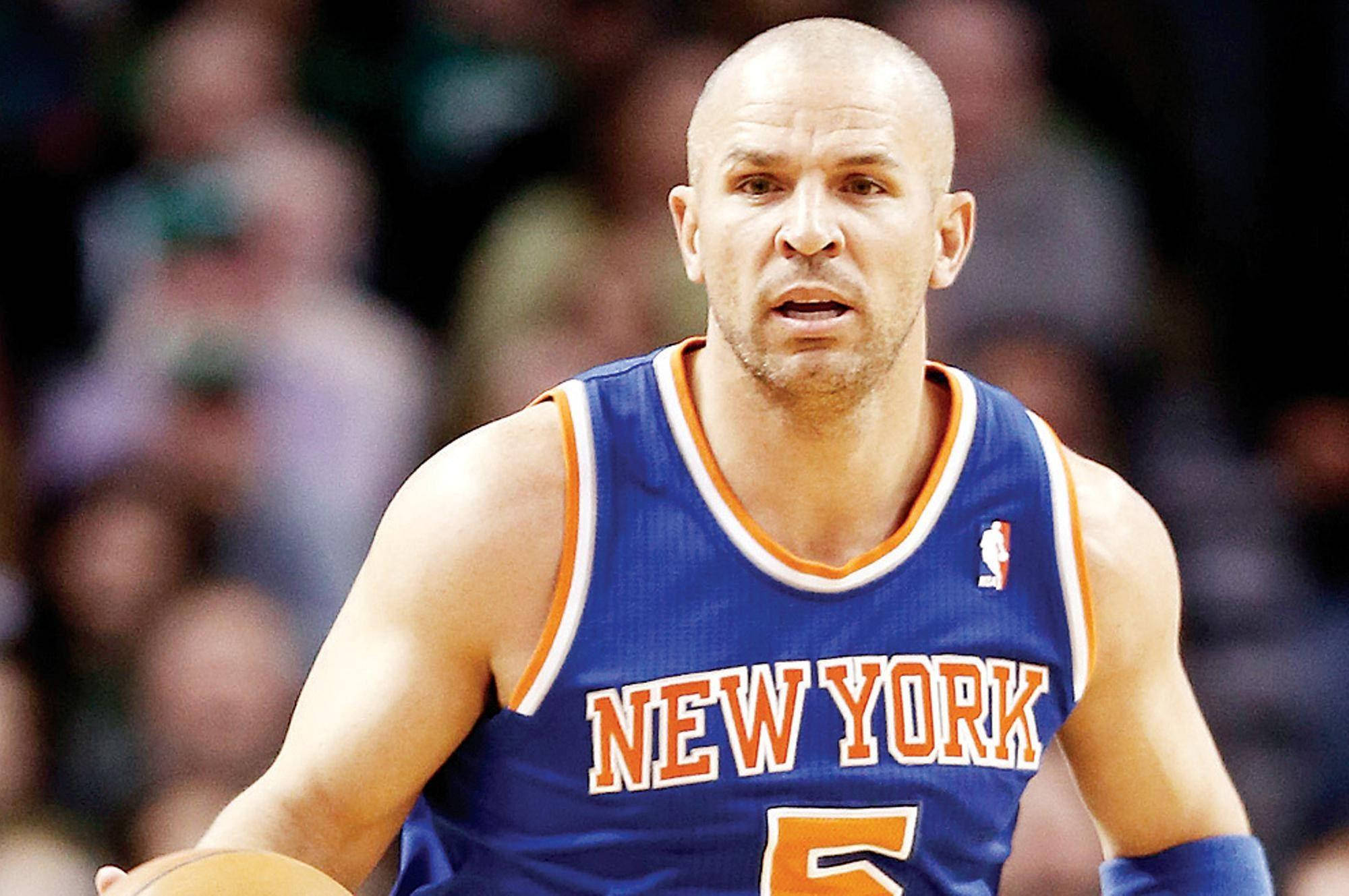 NBA Гравець Джейсон Кідд із здивованим виразом обличчя Шпалери