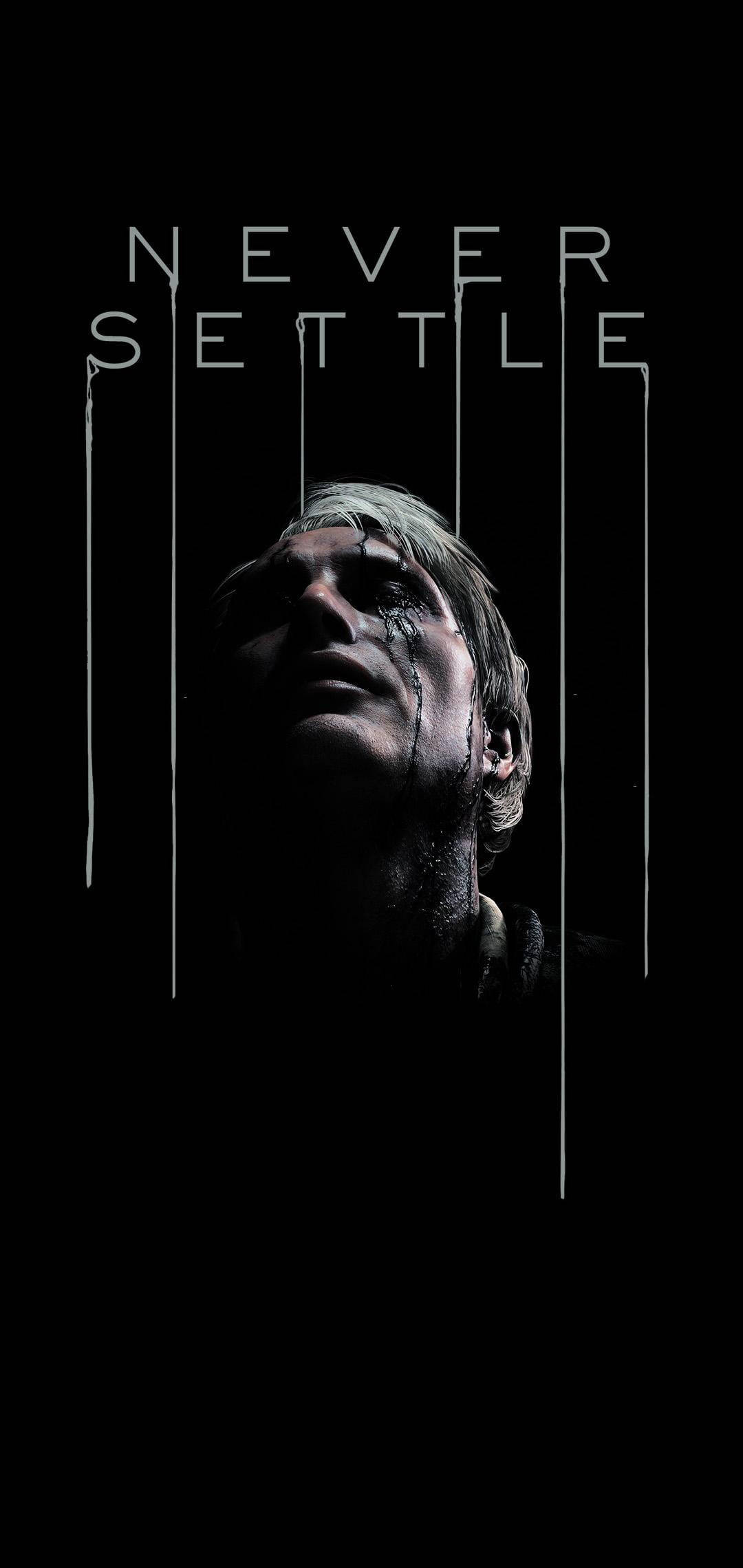 Never Settle Death Stranding Шпалери