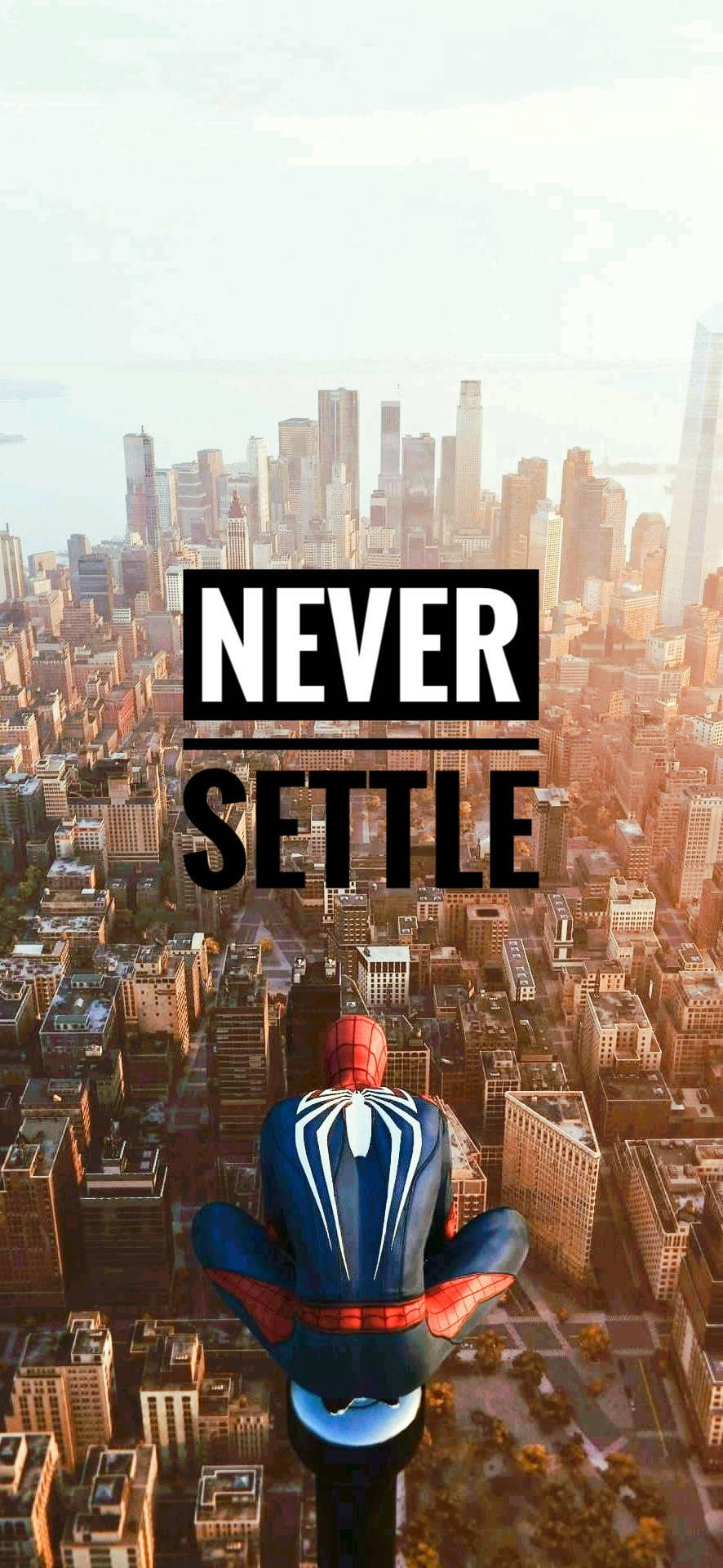 Never Settle Нью-Йоркский фон Шпалери