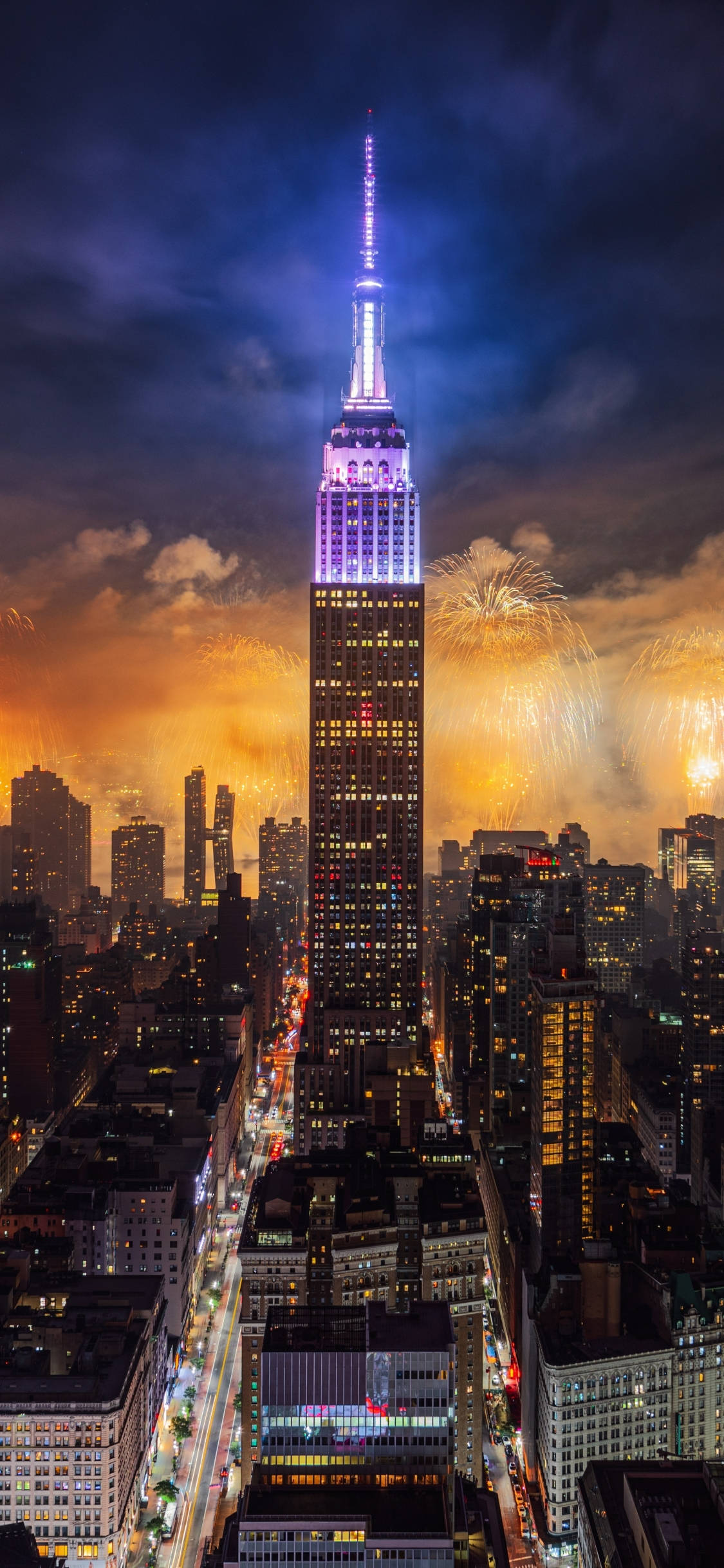 New York HD iPhone Empire State Building Шпалери