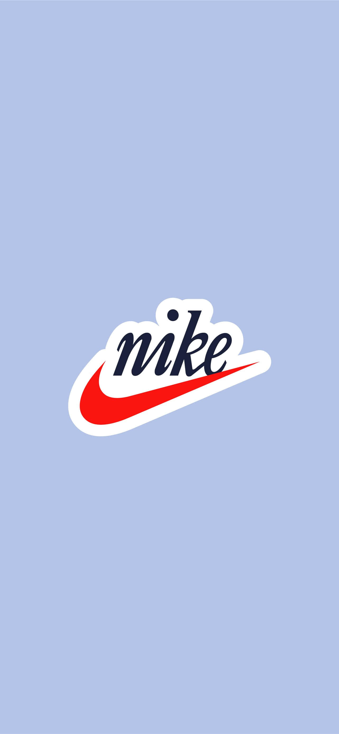 Культовый синий логотип Nike Шпалери