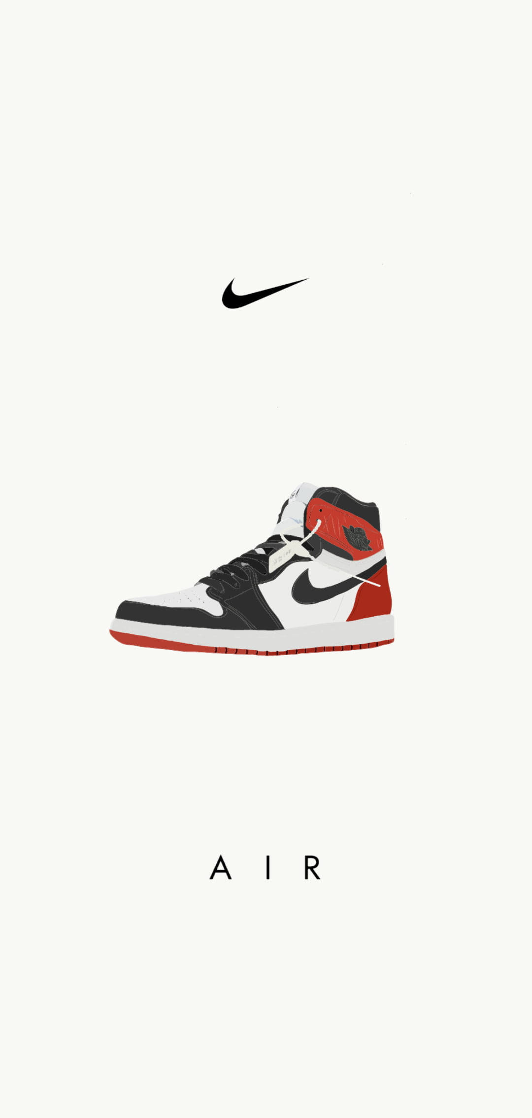 Мультяшні кросовки Nike Air Шпалери
