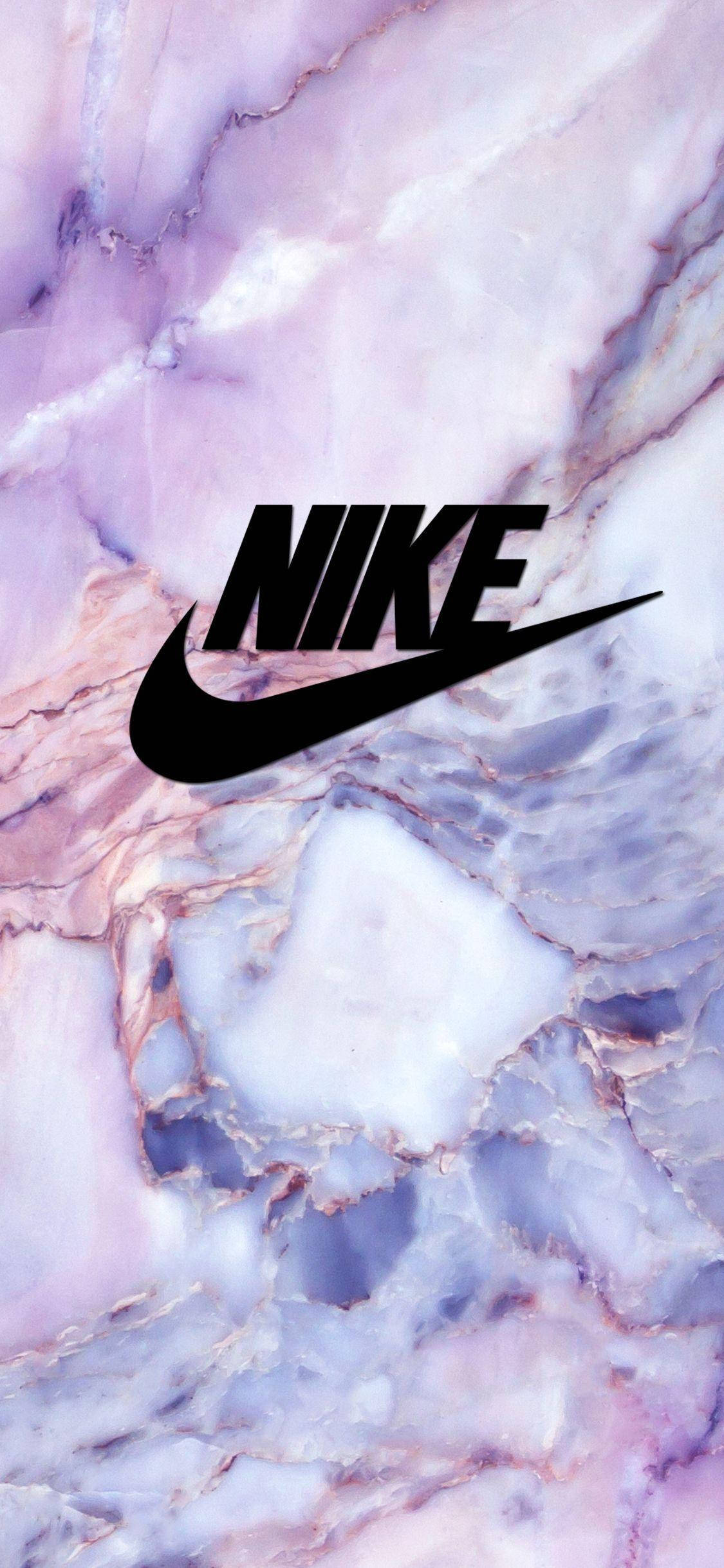 Мраморный логотип Nike для iPhone Шпалери