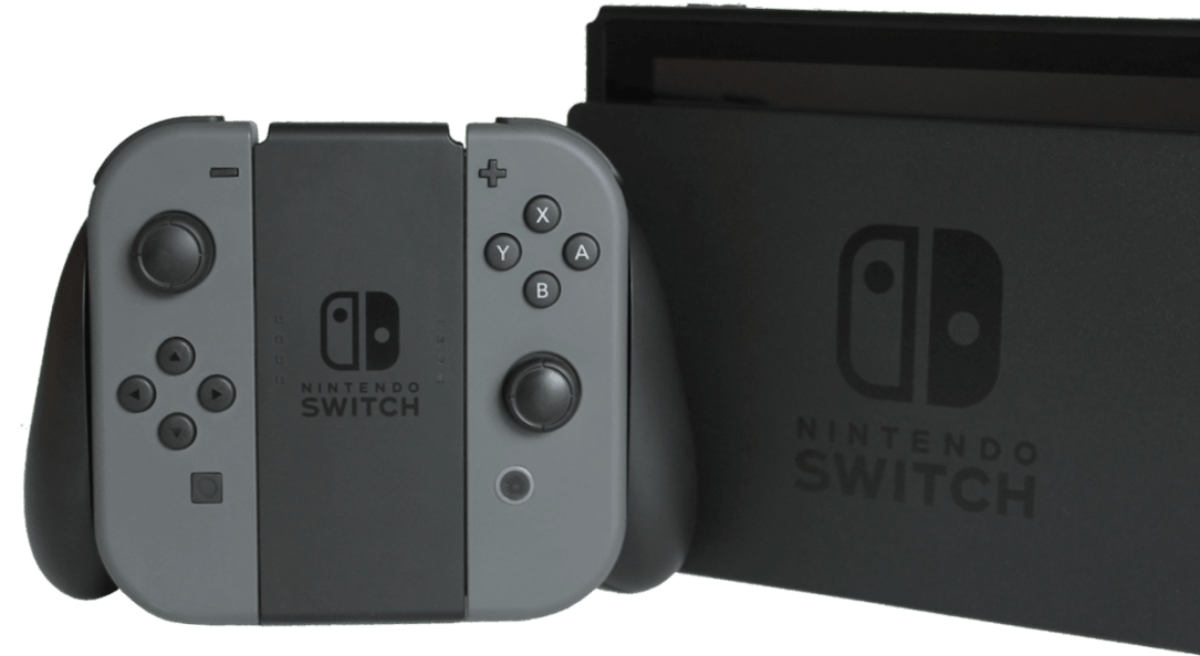 Консоль Nintendo Switch та контролери Шпалери