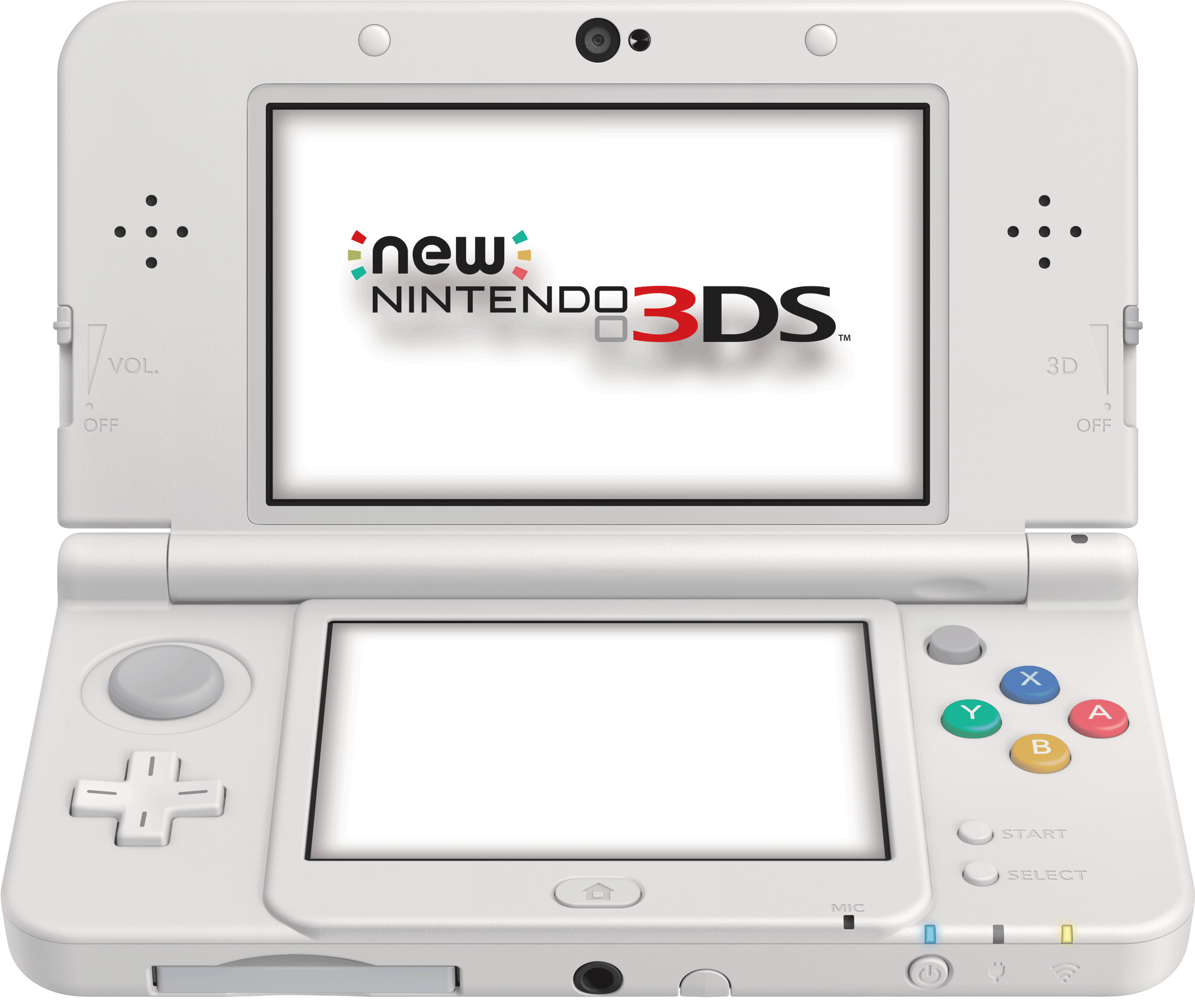Нова Nintendo3 D S White Open Шпалери