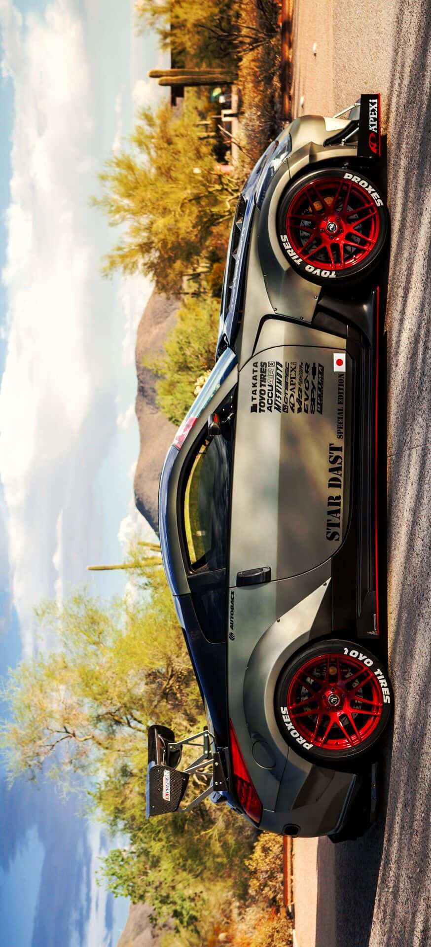 Спортивный и мощный Nissan R35 GTR Шпалери