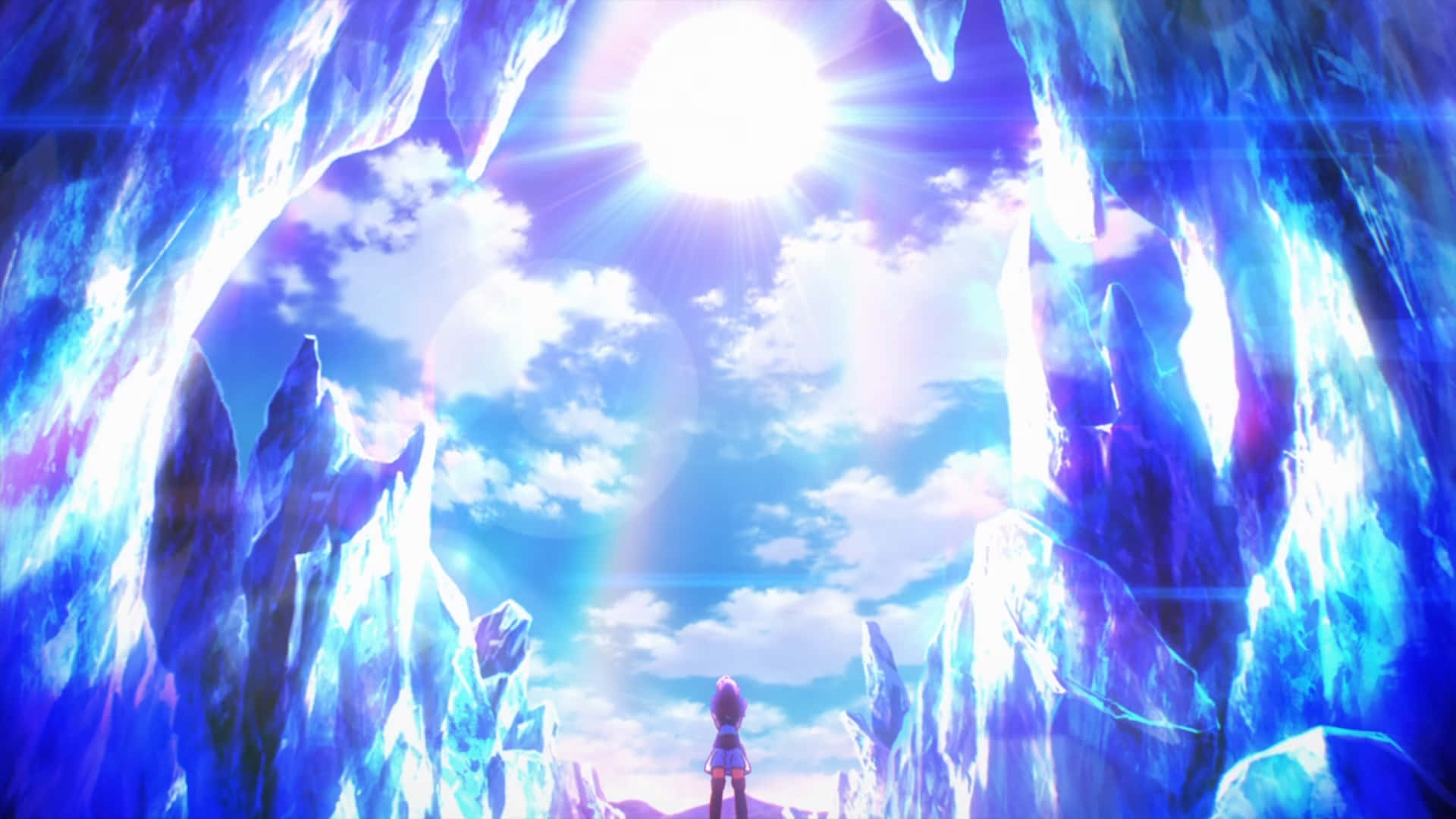 No Game No Life Яскраве Сонячне Зображення Шпалери